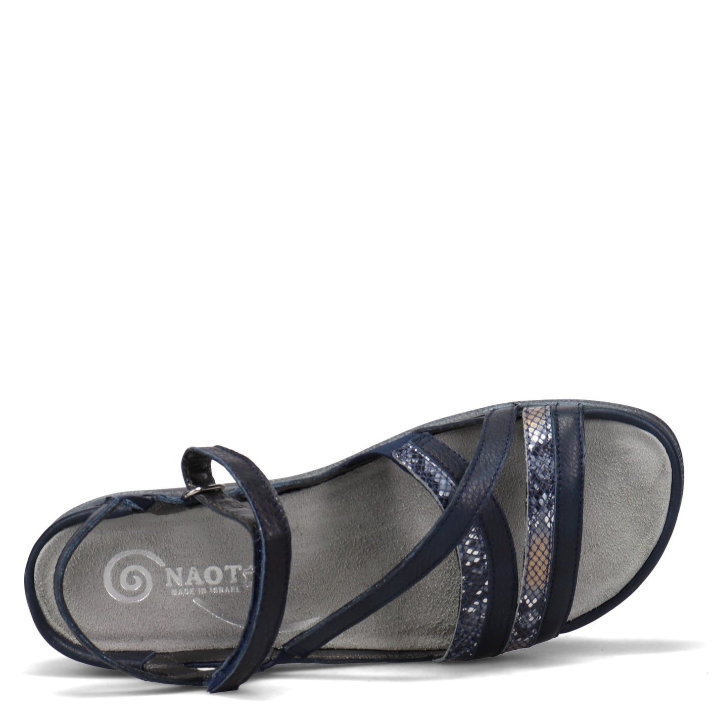 Peltz Shoes Women's Naot Toi Sandal BLUE MULTI 11200-PEN