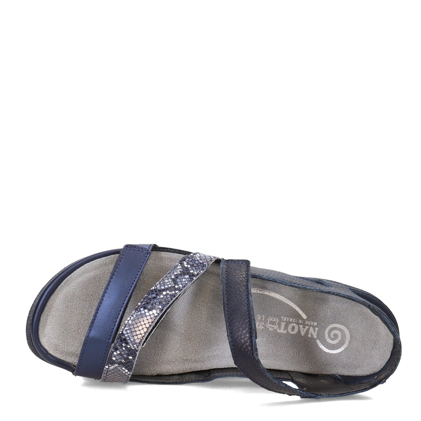 Peltz Shoes Women's Naot Whetu Sandal Blue 11201-PEM