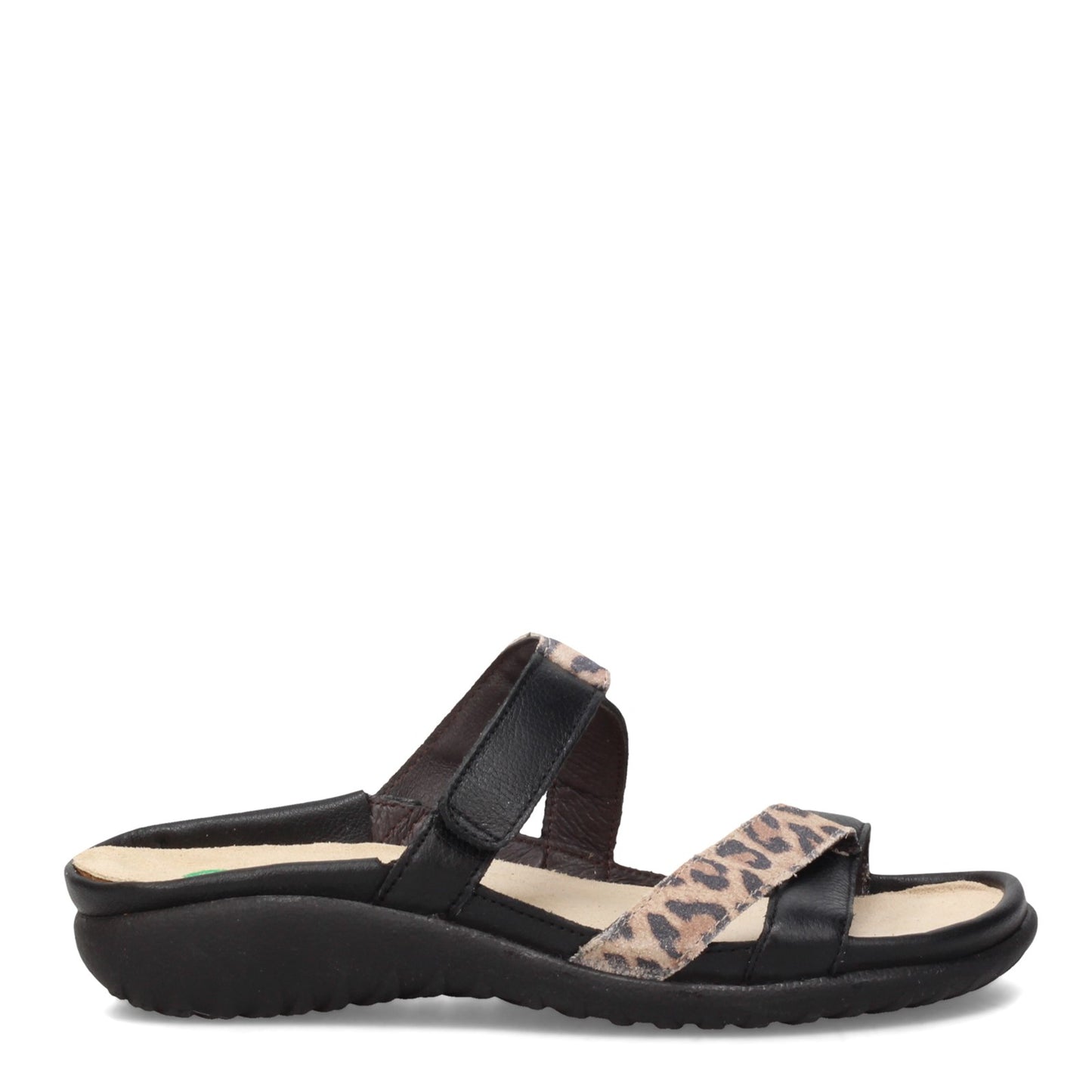 Peltz Shoes Women's Naot Tariana Sandal Black Cheetah 11202-NPM