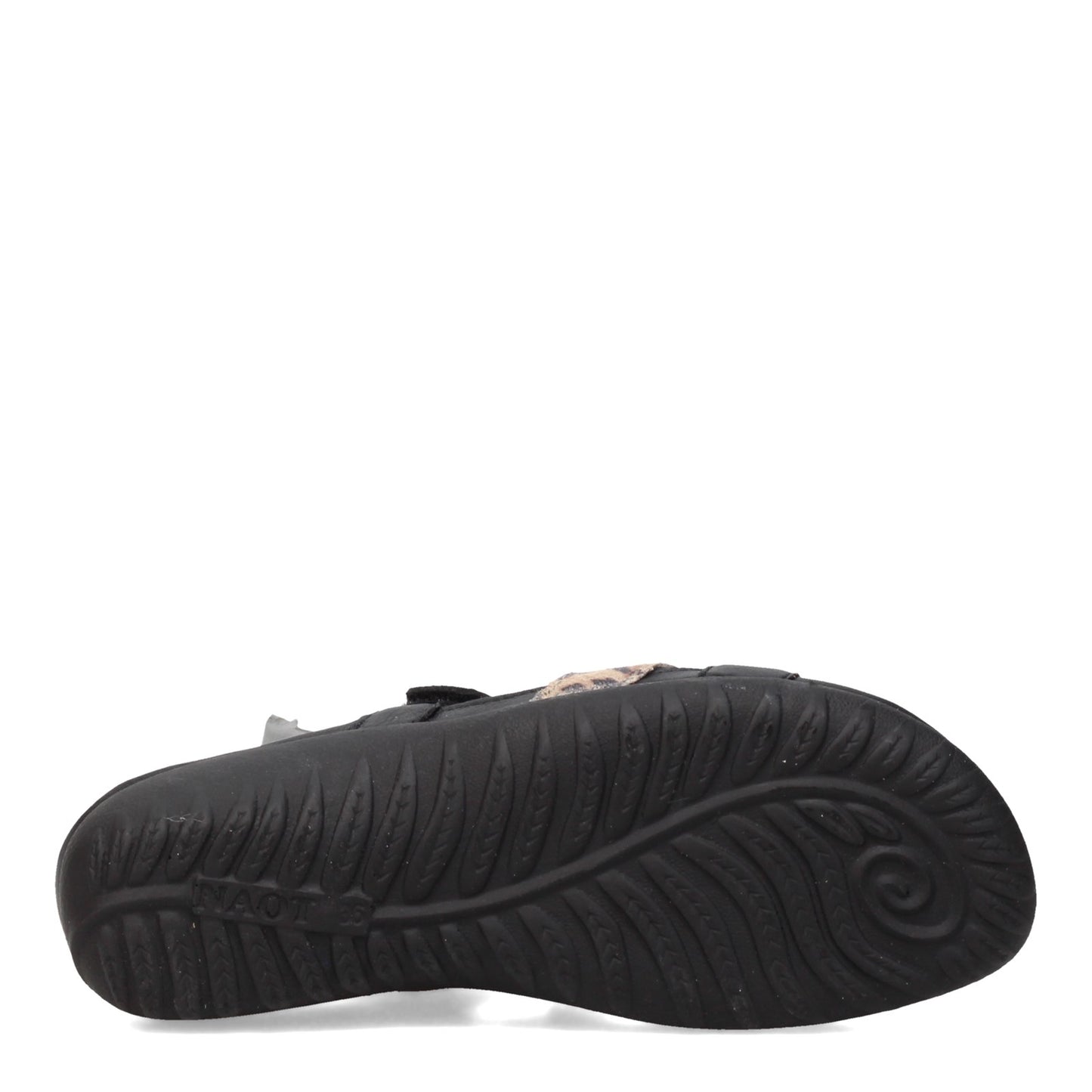 Peltz Shoes Women's Naot Tariana Sandal Black Cheetah 11202-NPM