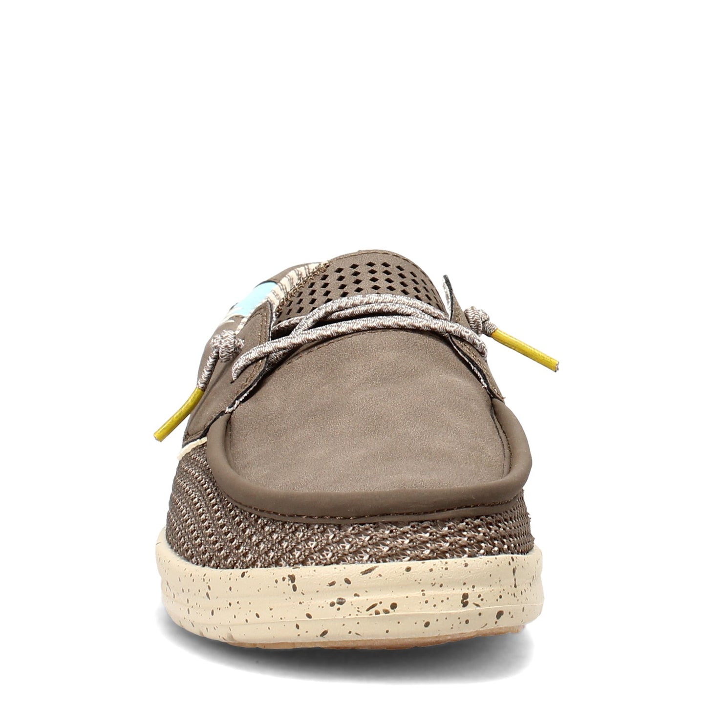 Peltz Shoes Men's Hey Dude Welsh Grip Boat Shoe CHOCO 112221913