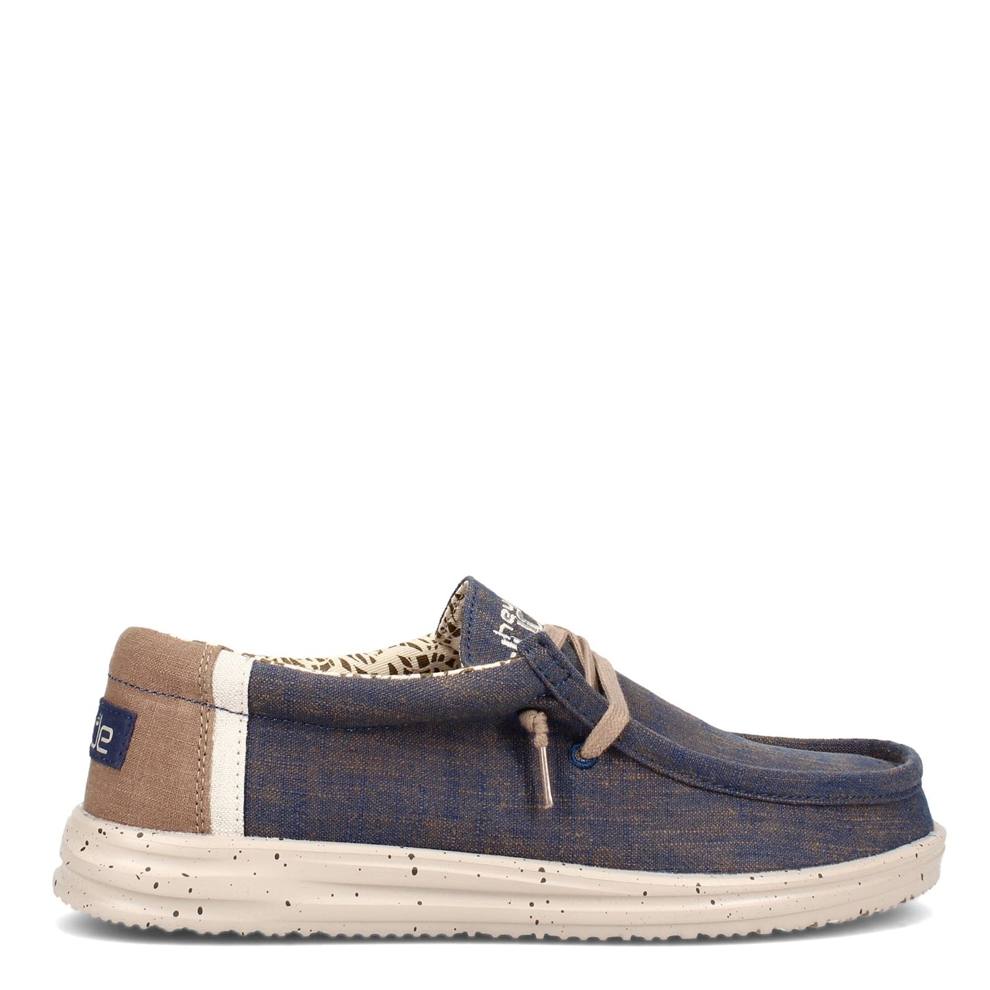Peltz Shoes Men's Hey Dude Wally Free Slip-On BLUE / NATURAL 112272128