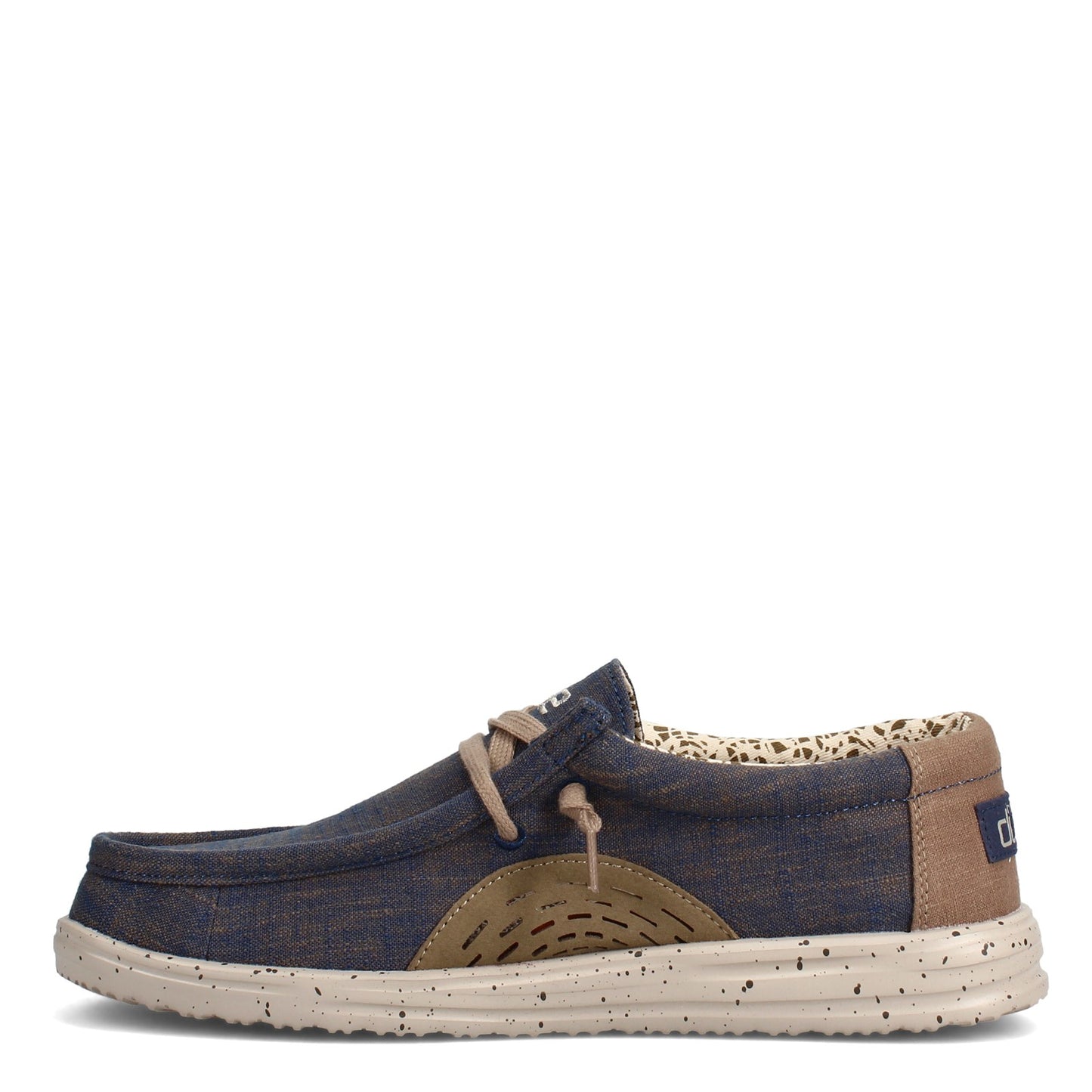 Peltz Shoes Men's Hey Dude Wally Free Slip-On BLUE / NATURAL 112272128