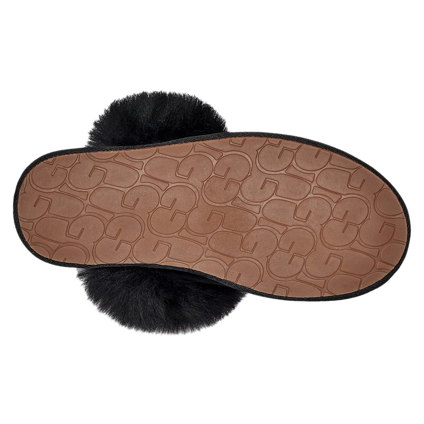 Peltz Shoes Women's UGG Scuff Sis Slipper BLACK 1122750-BLK