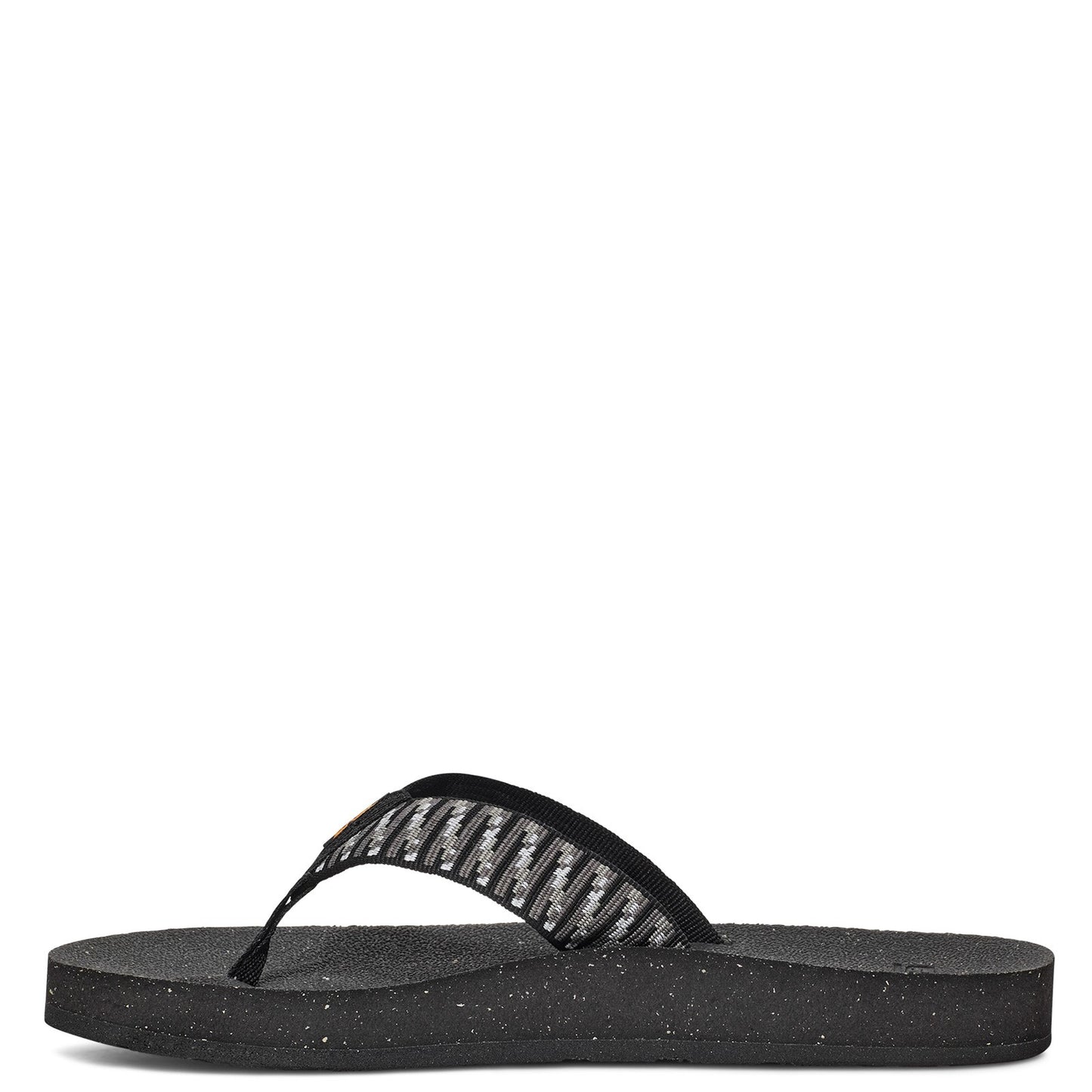 Peltz Shoes Women's Teva Reflip Sandal BLACK / WHITE 1124044-SBKW