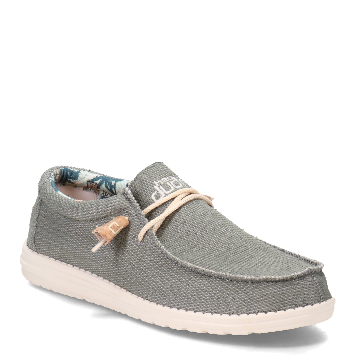 Peltz Shoes Men's Hey Dude Wally Eden Slip-On SAGE GREEN 112408400