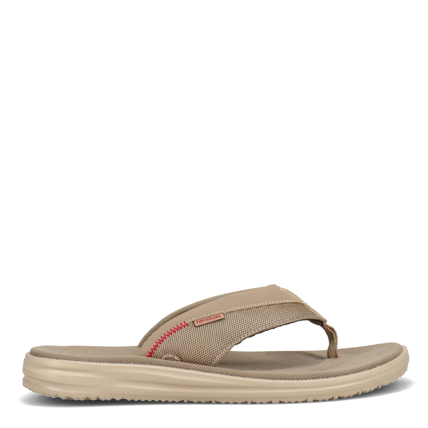 Peltz Shoes Men's Hey Dude Flinn Free Sandal BEIGE 113350500