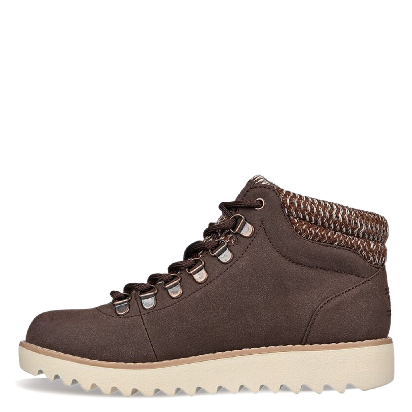 Peltz Shoes Women's Skechers BOBS Mountain Kiss Cute Factor Boot BROWN 113420-BRN