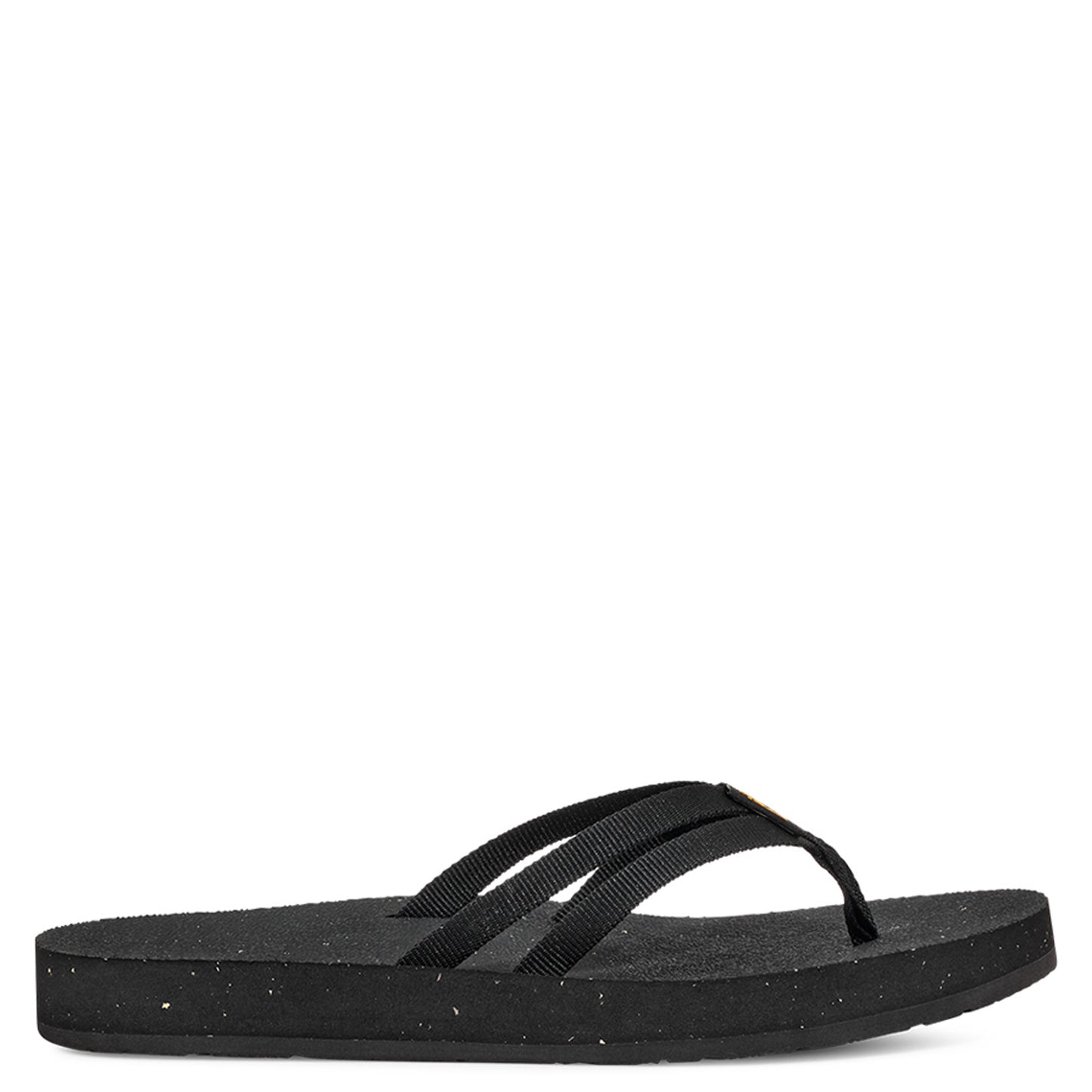 Peltz Shoes Women's Teva Reflip Strappy Sandal BLACK 1134350-BLK