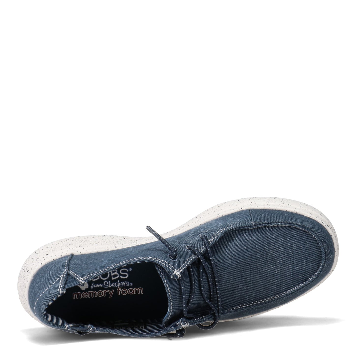 Peltz Shoes Women's Skechers Bobs Skipper - Summer Life Slip-On NAVY 113449-NVY