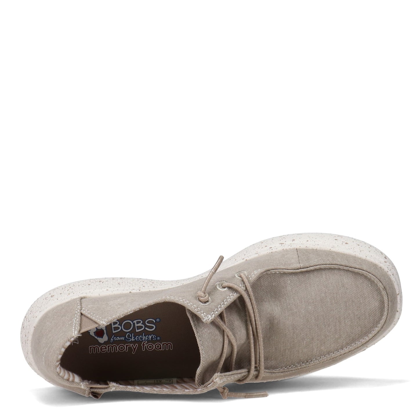 Peltz Shoes Women's Skechers Bobs Skipper - Summer Life Slip-On TAUPE 113449-TPE