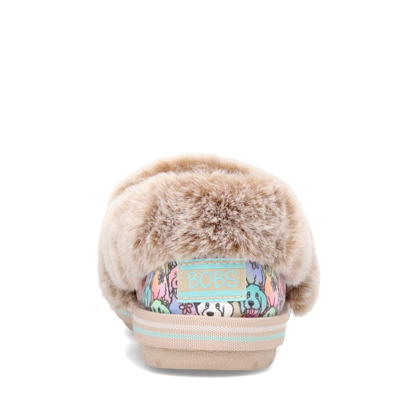 Peltz Shoes Women's Skechers BOBS Too Cozy - Winter Howl Slipper - Wide Width NATURAL 113481W-NTMT