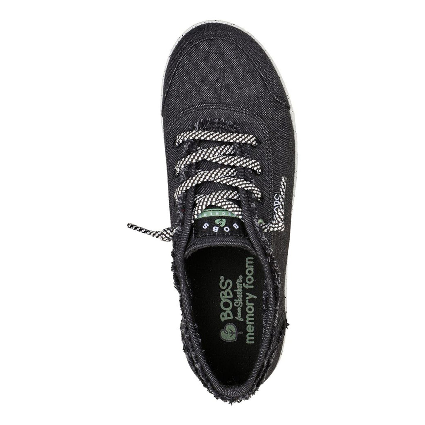 Peltz Shoes Women's Skechers BOBS B Cute Clean Life Sneaker BLACK 113537-BLK