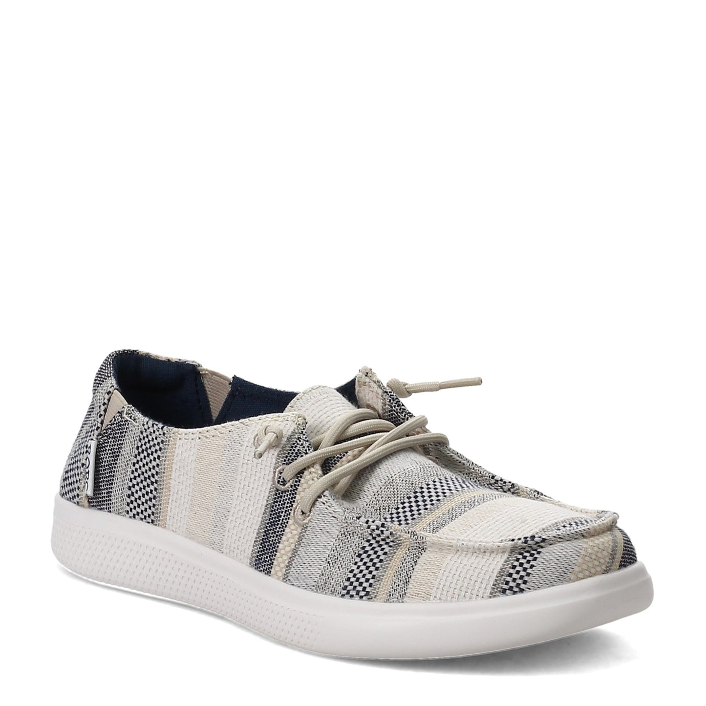 Peltz Shoes Women's Skechers Bobs Skipper - Hampton Bays Slip-On GREY TAN 113775-BLMT