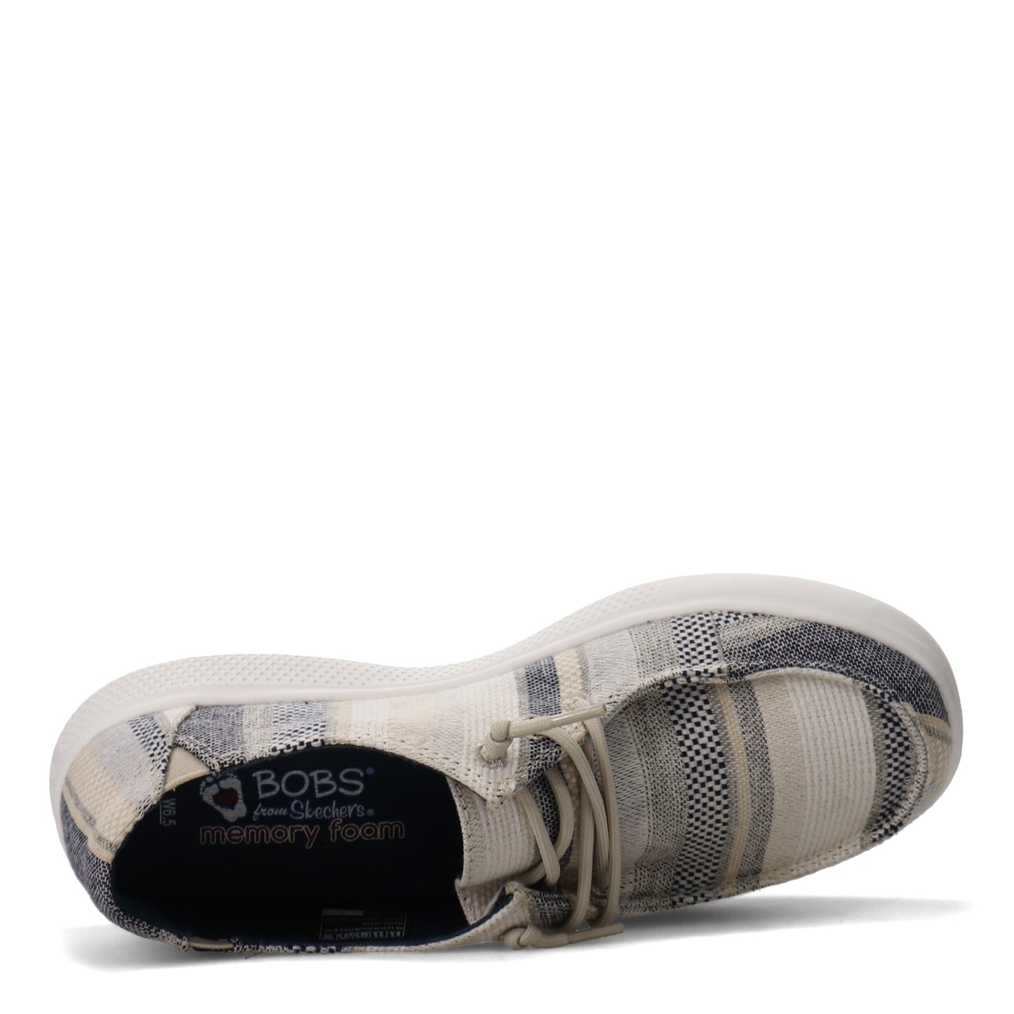 Peltz Shoes Women's Skechers Bobs Skipper - Hampton Bays Slip-On GREY TAN 113775-BLMT