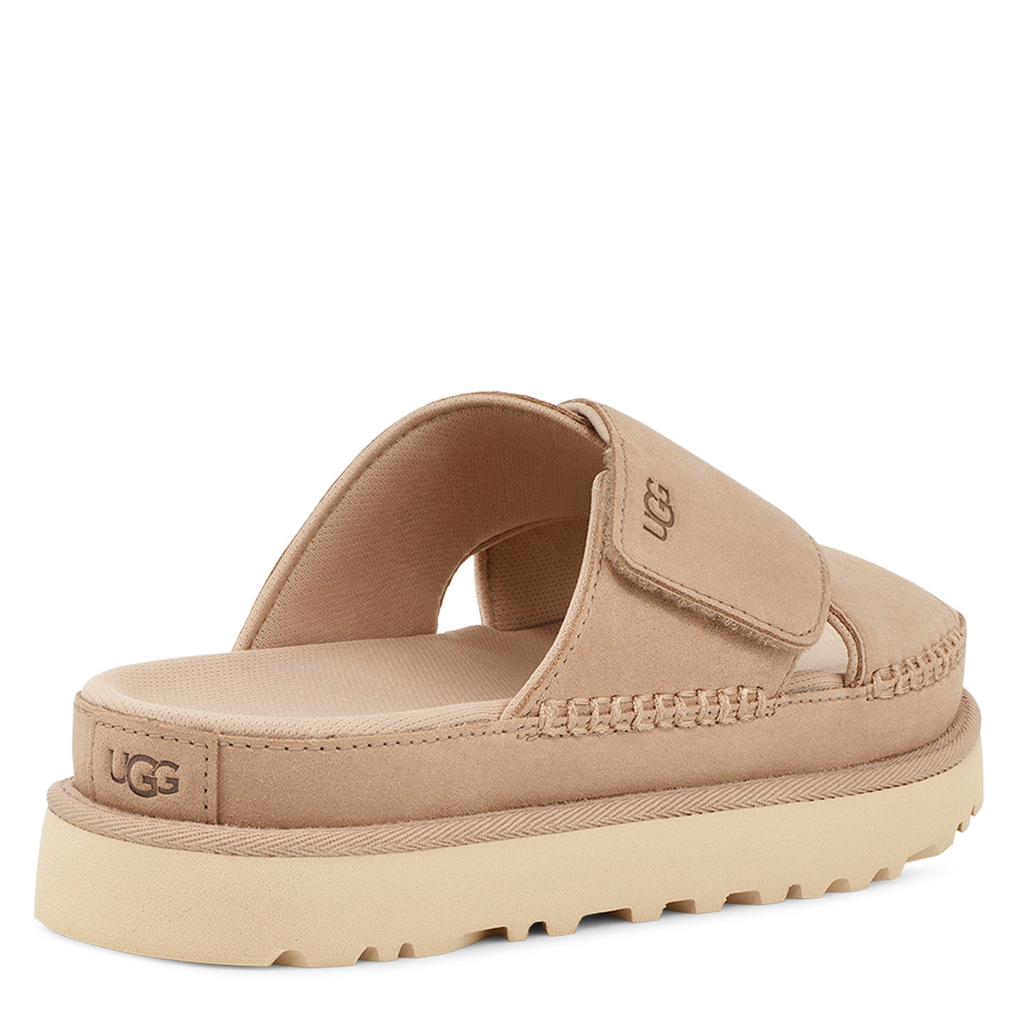 Peltz Shoes Women's Ugg Goldenstar Slide Sandal DRIFTWOOD 1137910-DRI