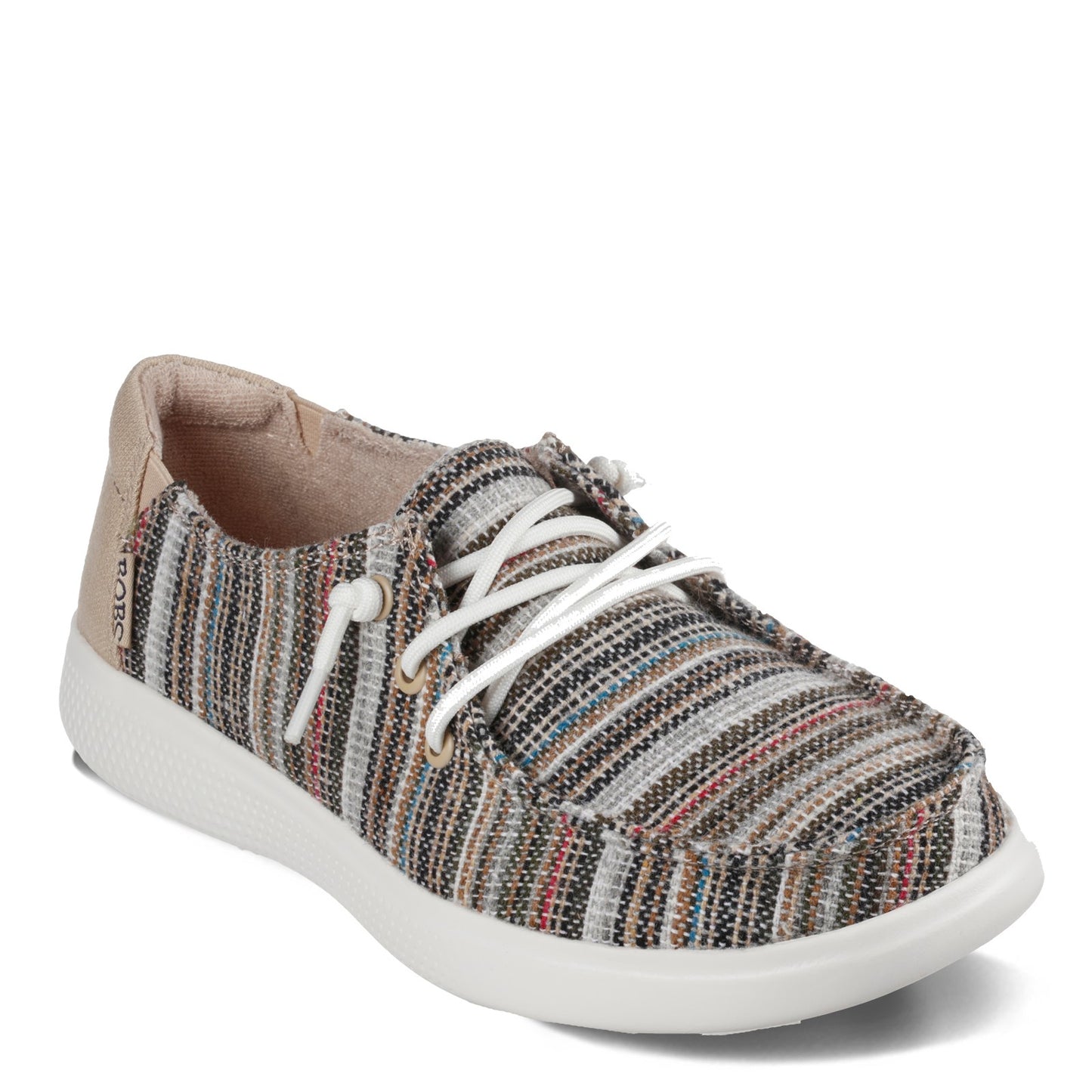 Peltz Shoes Women's Skechers GOrun Swirl Tech Sneaker NATURAL MULTI 113798-NTMT