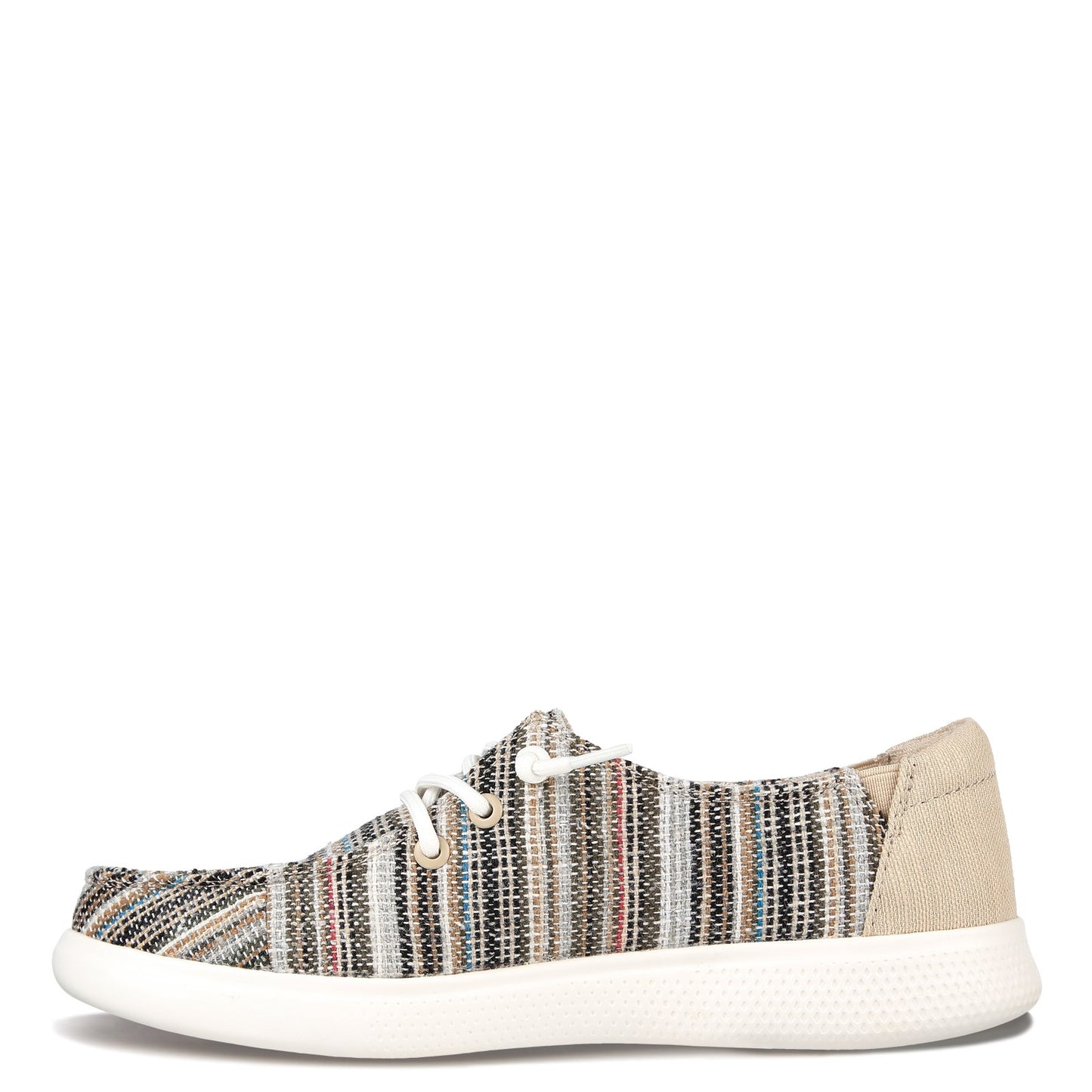 Peltz Shoes Women's Skechers GOrun Swirl Tech Sneaker NATURAL MULTI 113798-NTMT
