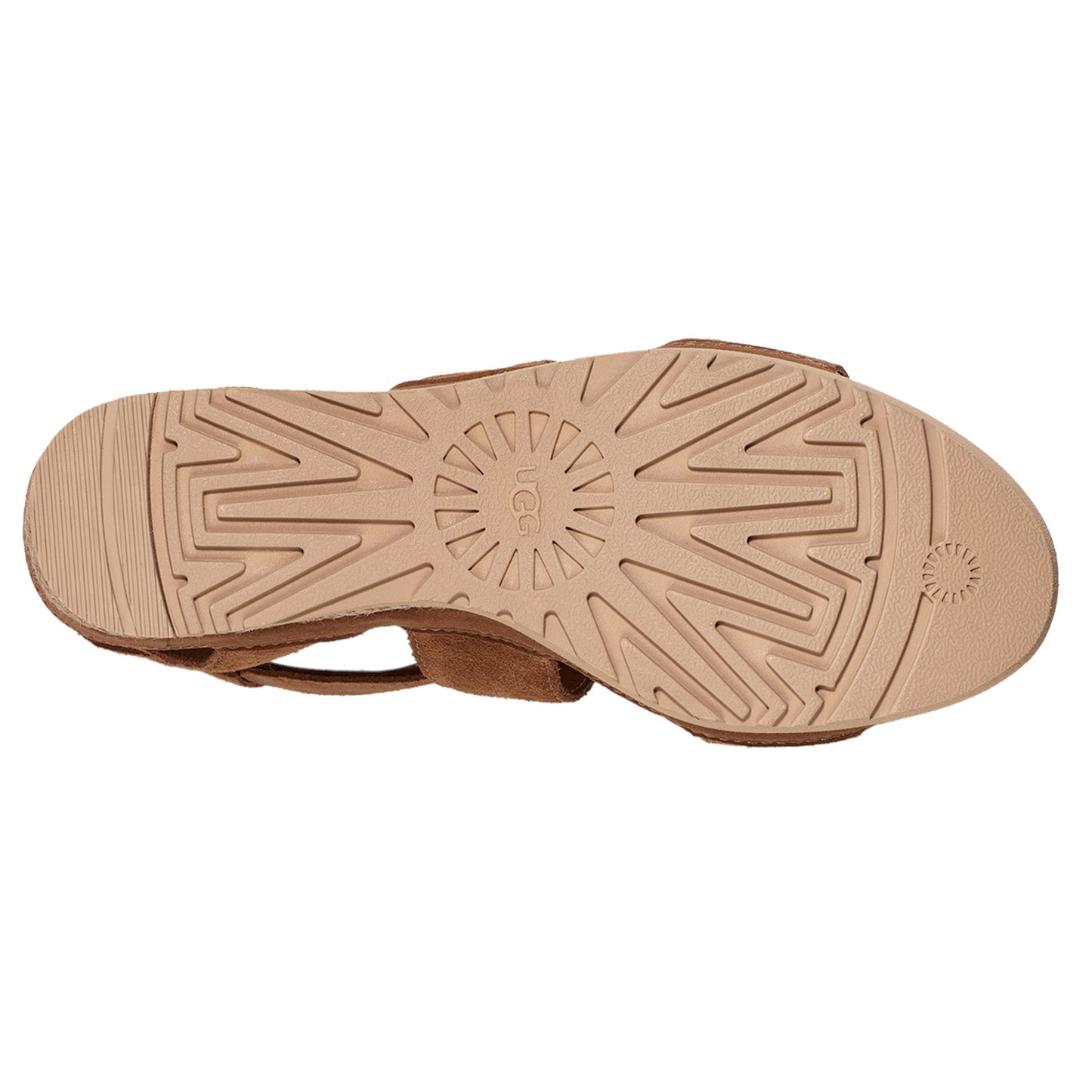 Peltz Shoes Women's Ugg Ileana Strap Sandal CHESTNUT 1139052-CHE