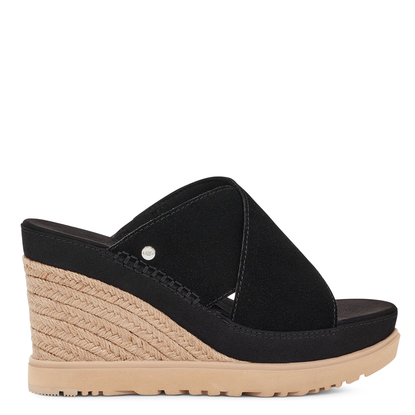 Peltz Shoes Women's Ugg Abbot Slide Sandal BLACK 1139291-BLK