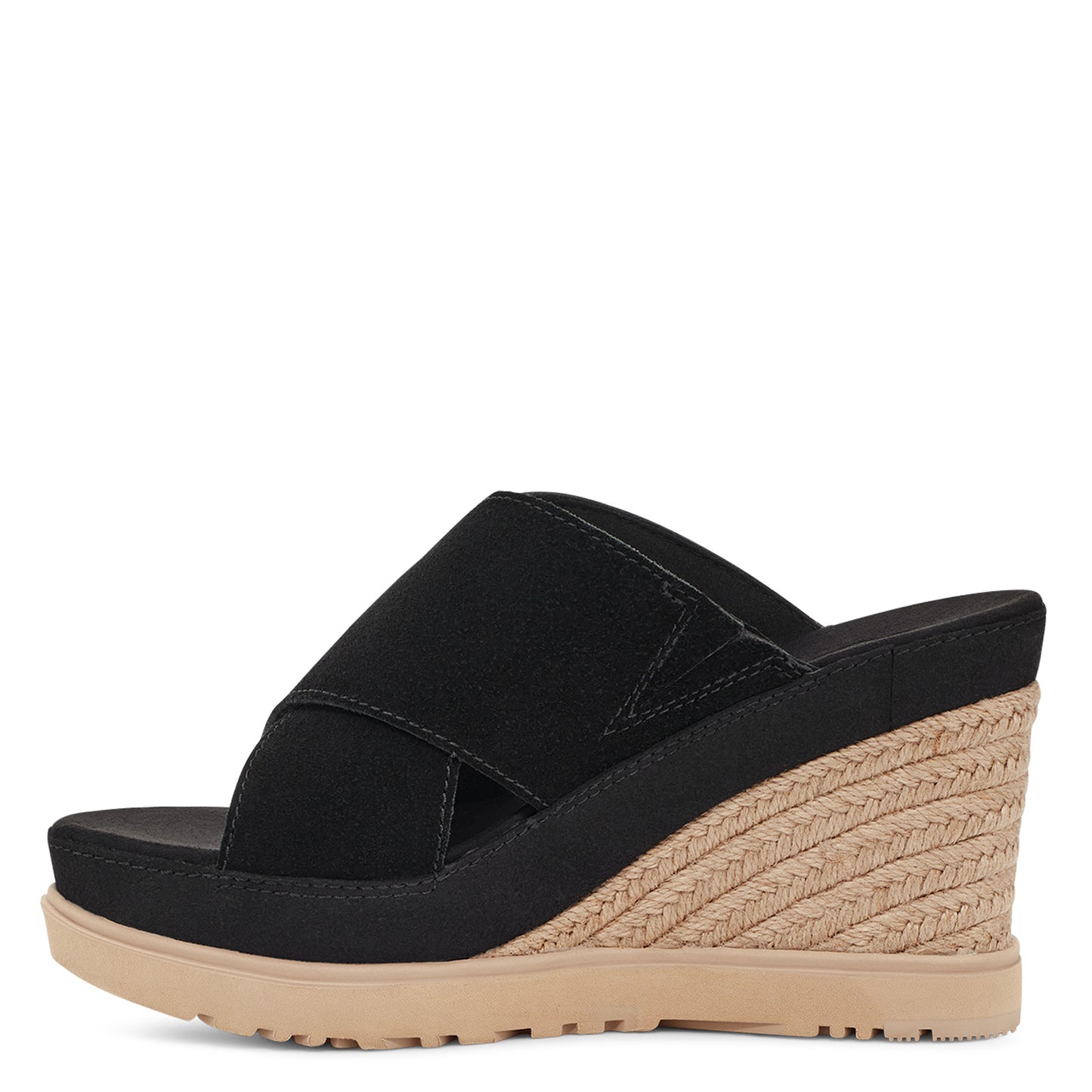 Peltz Shoes Women's Ugg Abbot Slide Sandal BLACK 1139291-BLK