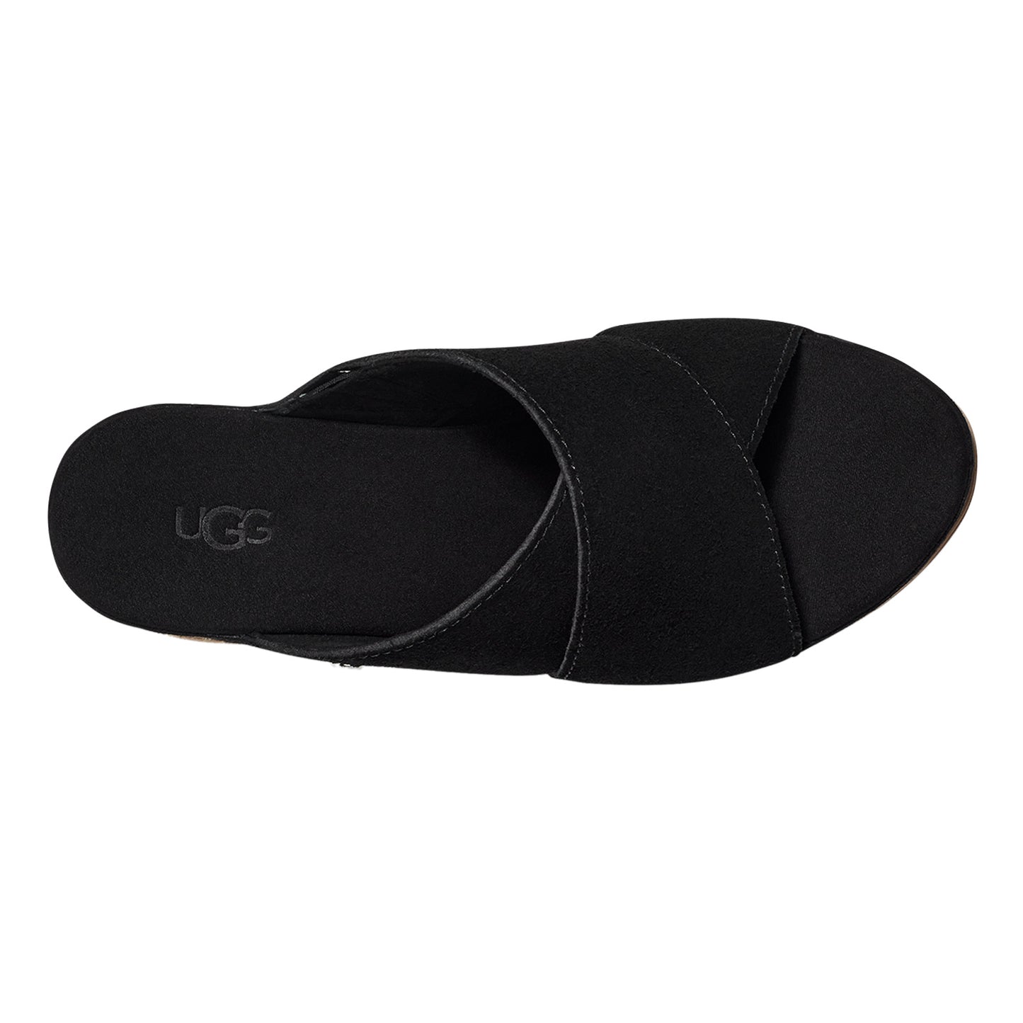 Peltz Shoes Women's Ugg Abbot Slide Sandal BLACK 1139291-BLK