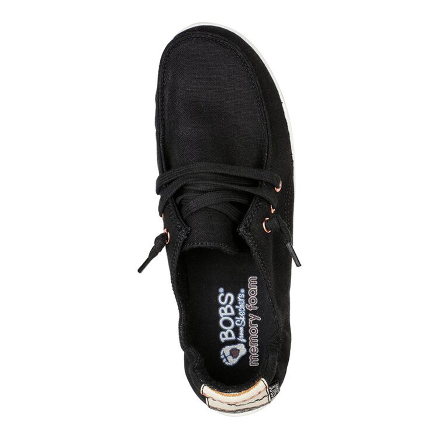 Peltz Shoes Women's Skechers BOBS B Cute - Divine Time Sneaker BLACK 114083-BLK