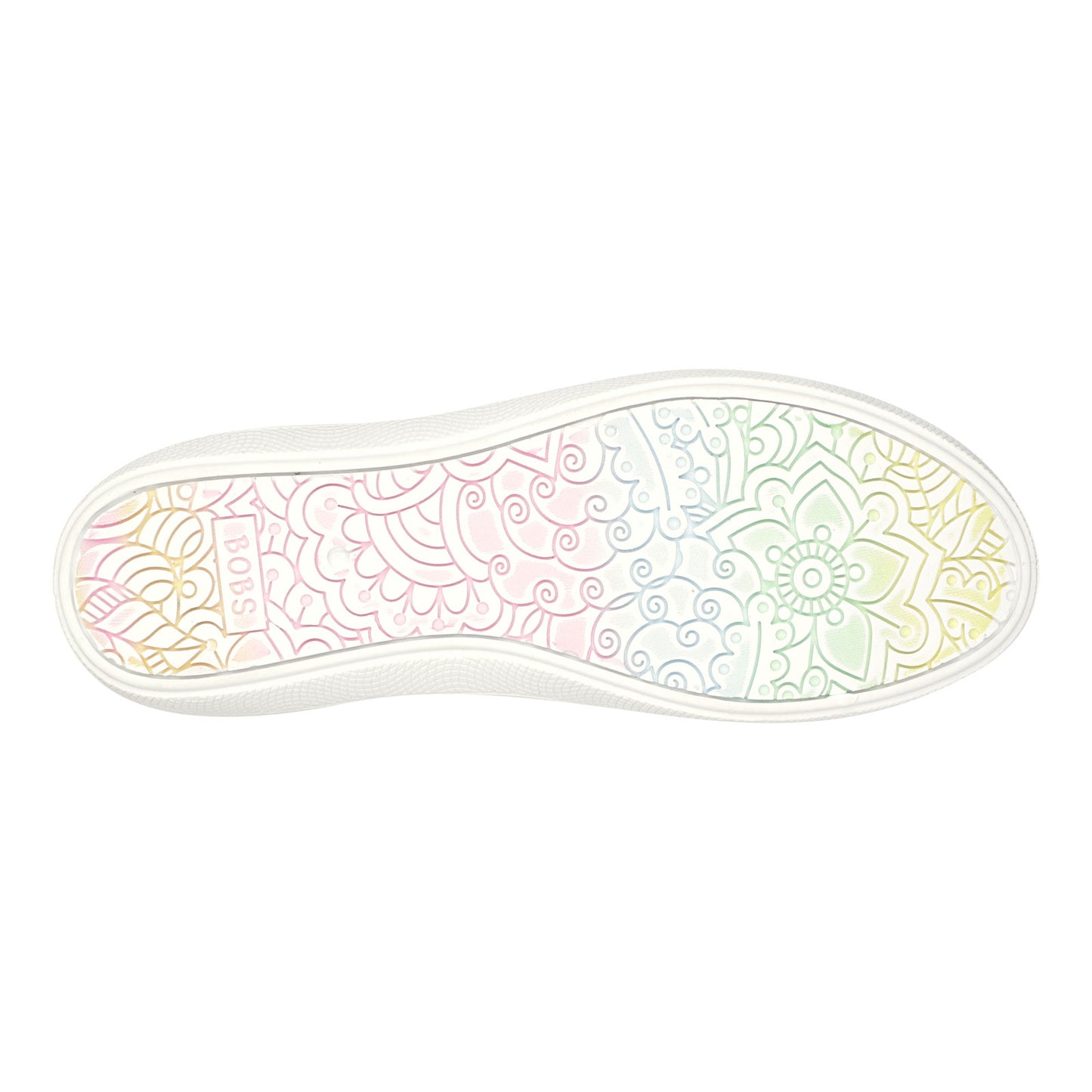 Peltz Shoes Women's Skechers BOBS B Cute - Divine Time Sneaker OFF WHITE MULTI 114083-OFWT