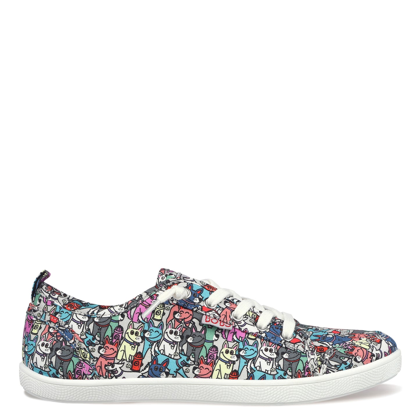 Peltz Shoes Women's Skechers BOBS B Cute - Friends Fur-Ever Sneaker GREY 114093-GYMT