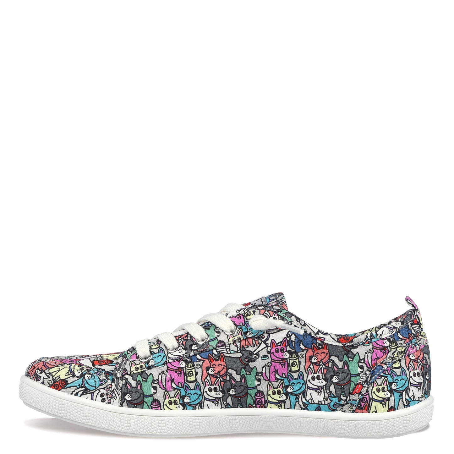 Peltz Shoes Women's Skechers BOBS B Cute - Friends Fur-Ever Sneaker GREY 114093-GYMT