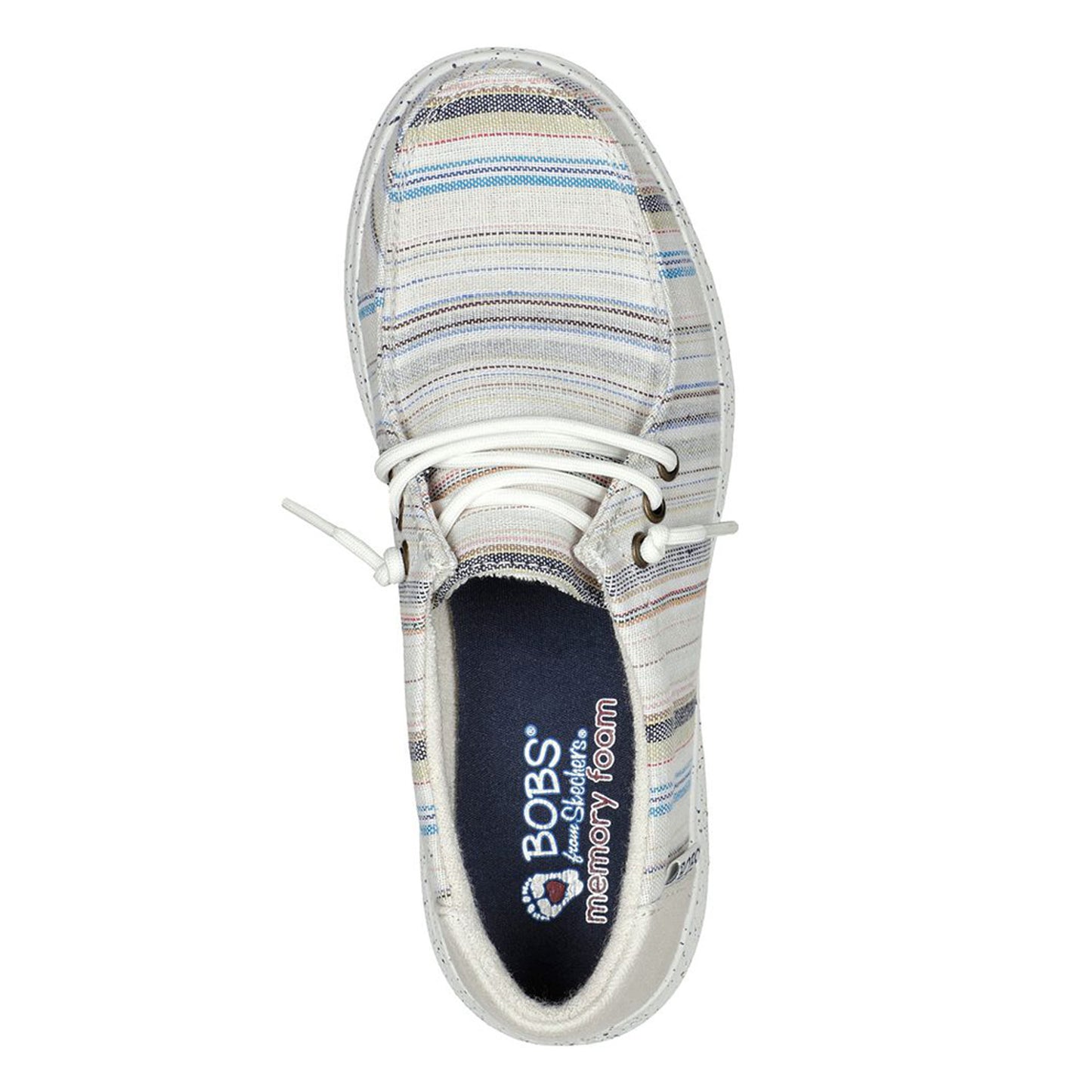 Peltz Shoes Women's Skechers BOBS Skipper - Beach Stroll Slip-On MULTI 114172-MLT