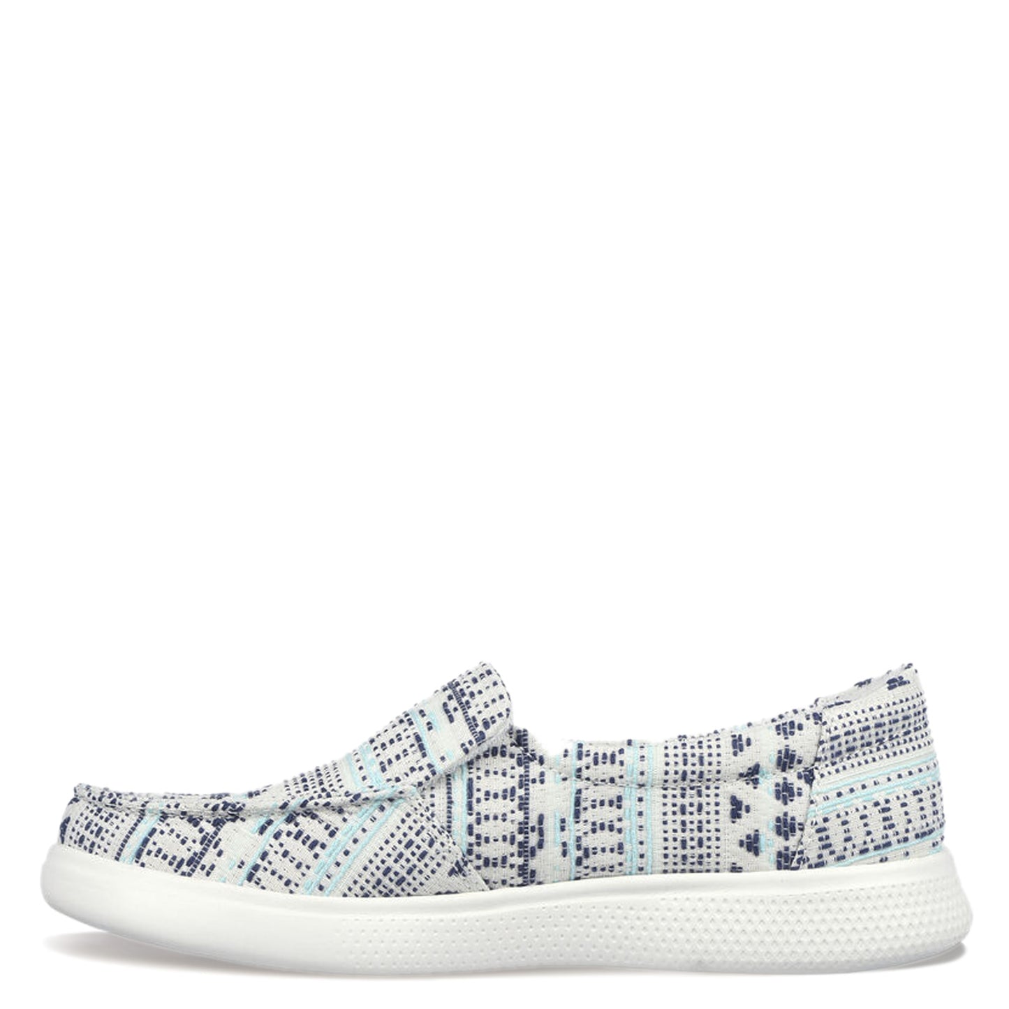 Peltz Shoes Women's Skechers BOBS Skipper - Indigo Flourish Slip-On NAVY 114314-OFNV