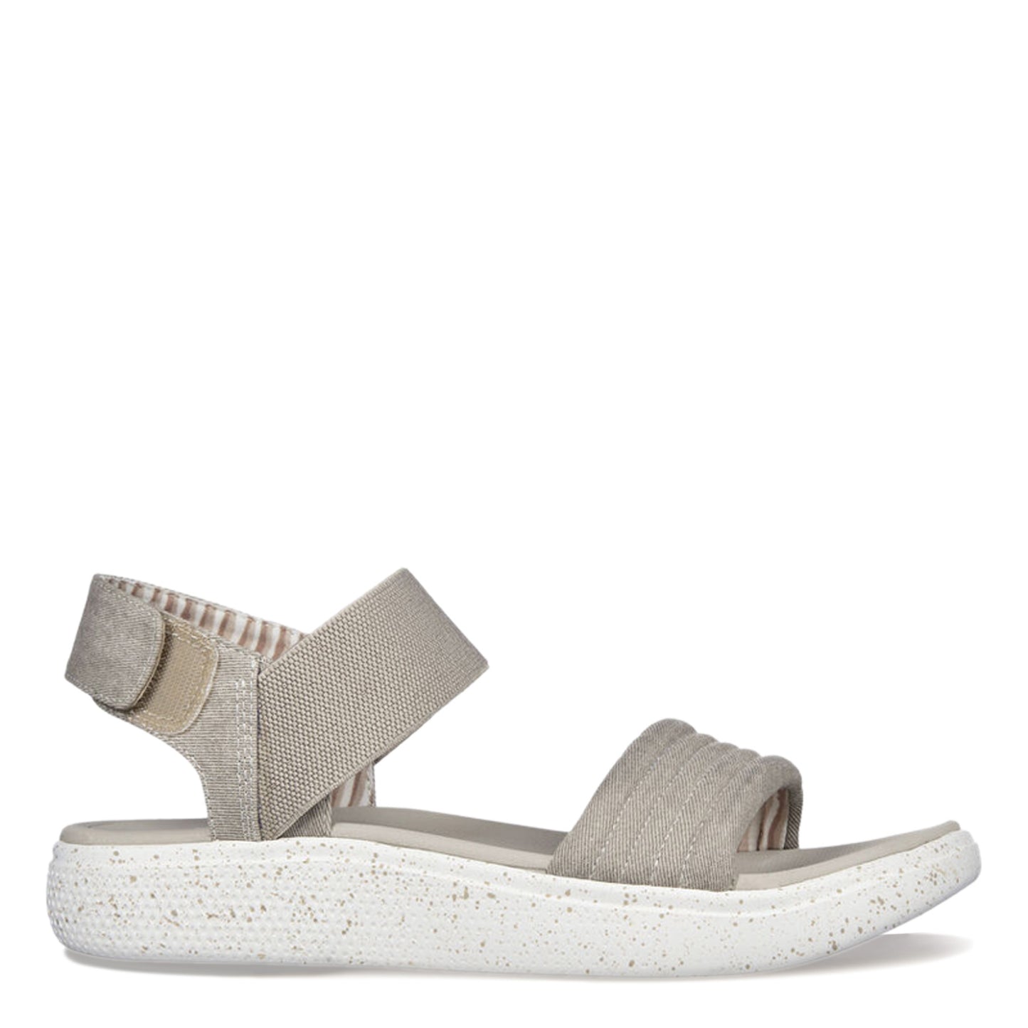 Peltz Shoes Women's Skechers BOBS Summer Skipper - Optical Chill Sandal taupe 114404-TPE