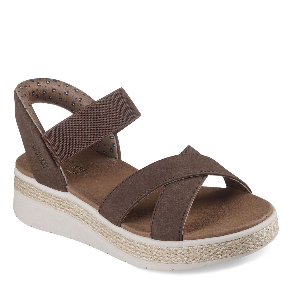 SKECHERS BOBS SUN RAY ブラック 8 25cm 箱付き SKECHERS サンダル BOBS SUN RAY / スケッチャーズ ボブス