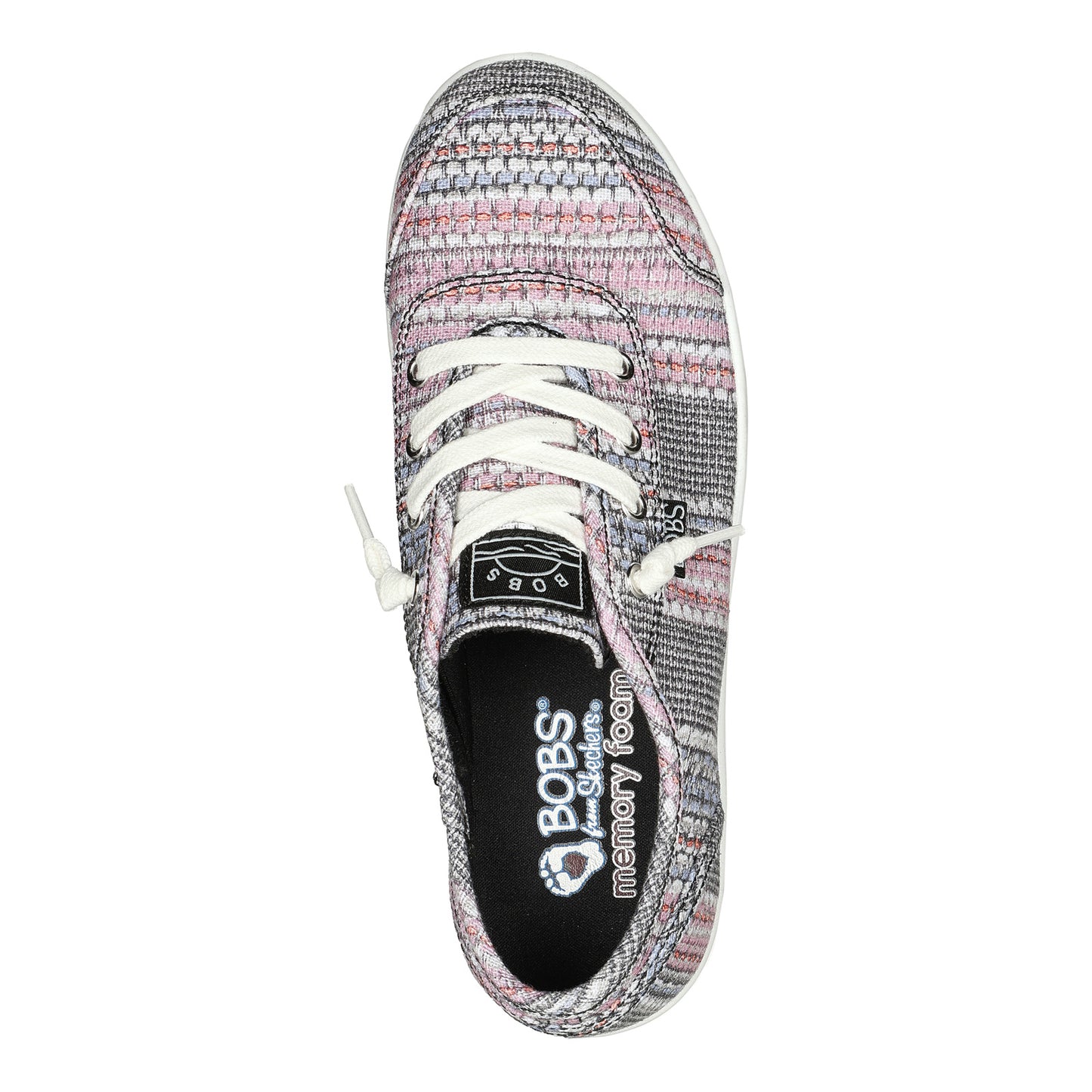 Peltz Shoes Women's SKECHERS BOBS BLACK 114490-BKMT