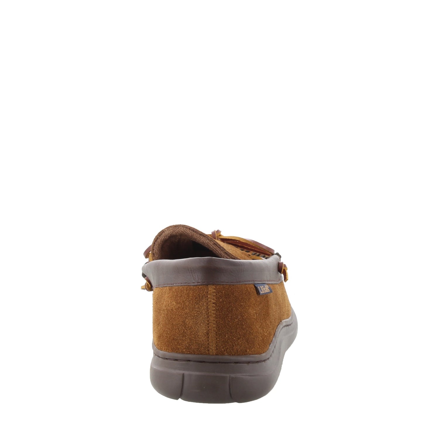 Peltz Shoes Men's LB Evans Atlin Slipper CHESTNUT 1151