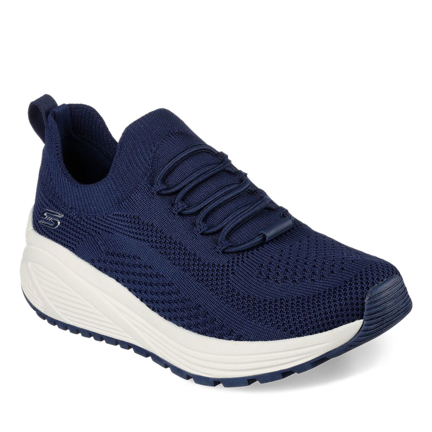 Peltz Shoes Women's Skechers BOBS Sport Sparrow 2.0 - Allegiance Crew Sneaker NAVY 117027-NVY