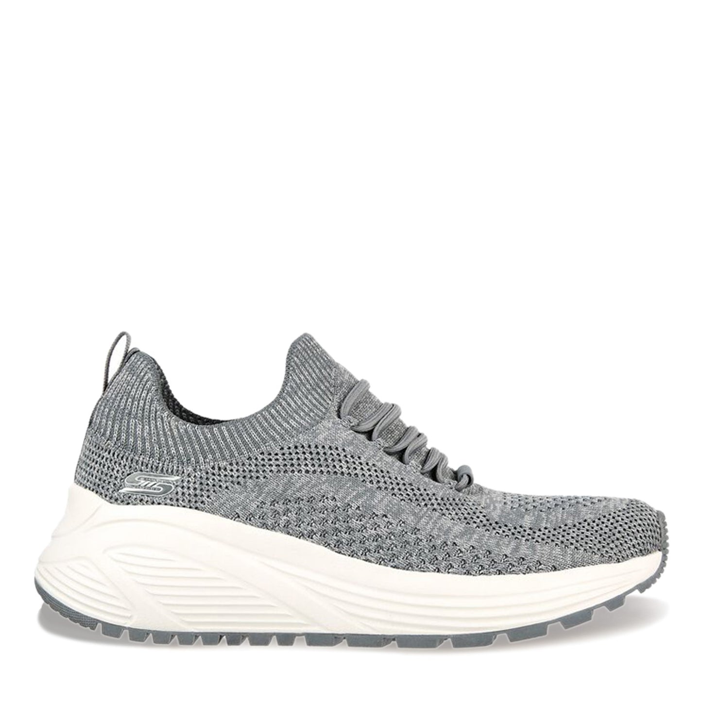 Peltz Shoes Women's Skechers BOBS Sport Sparrow 2.0 - Wind Chime Sneaker GREY 117256-GRY