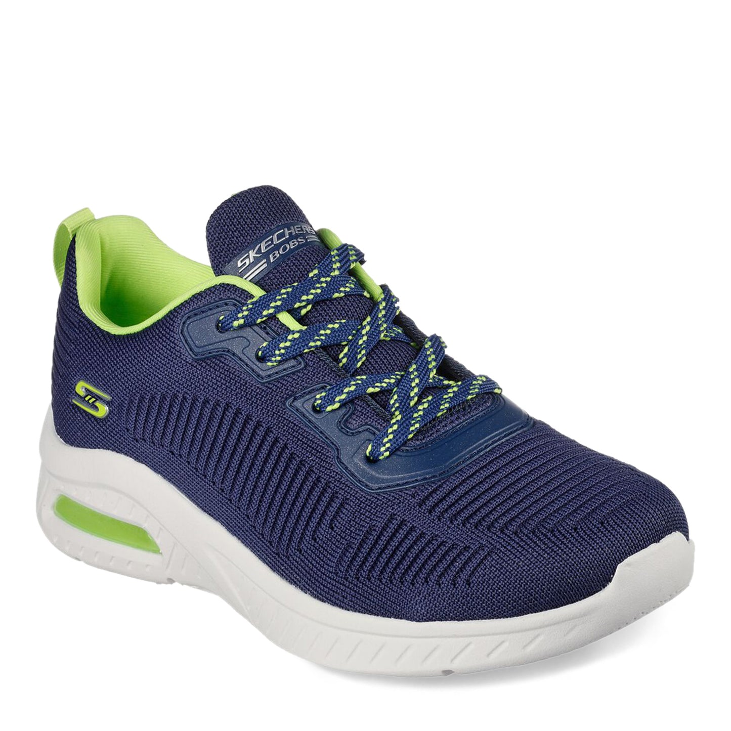 Peltz Shoes Women's Skechers BOBS Squad Air - Sweet Encounter Sneaker NAVY 117379-NVY