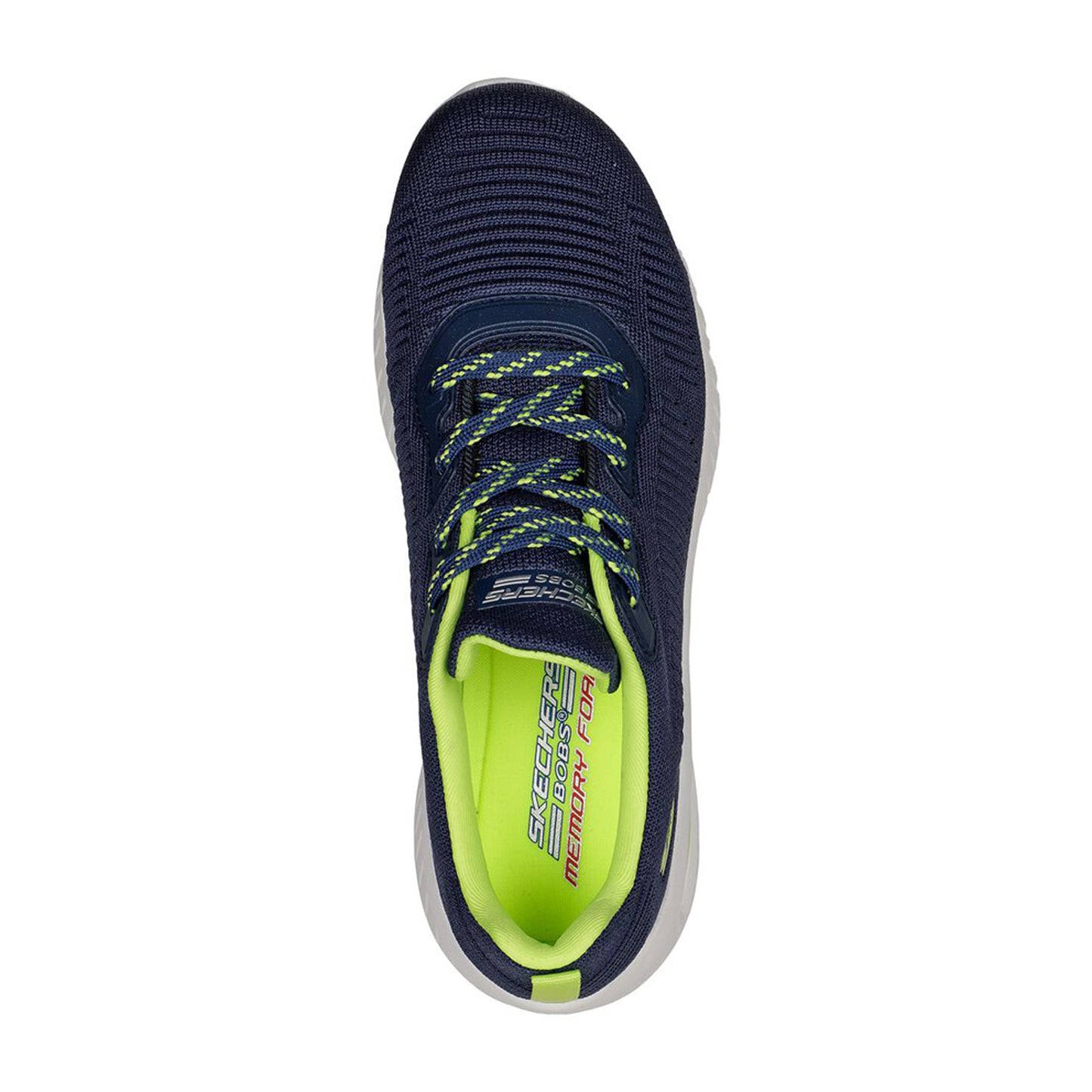 Peltz Shoes Women's Skechers BOBS Squad Air - Sweet Encounter Sneaker NAVY 117379-NVY