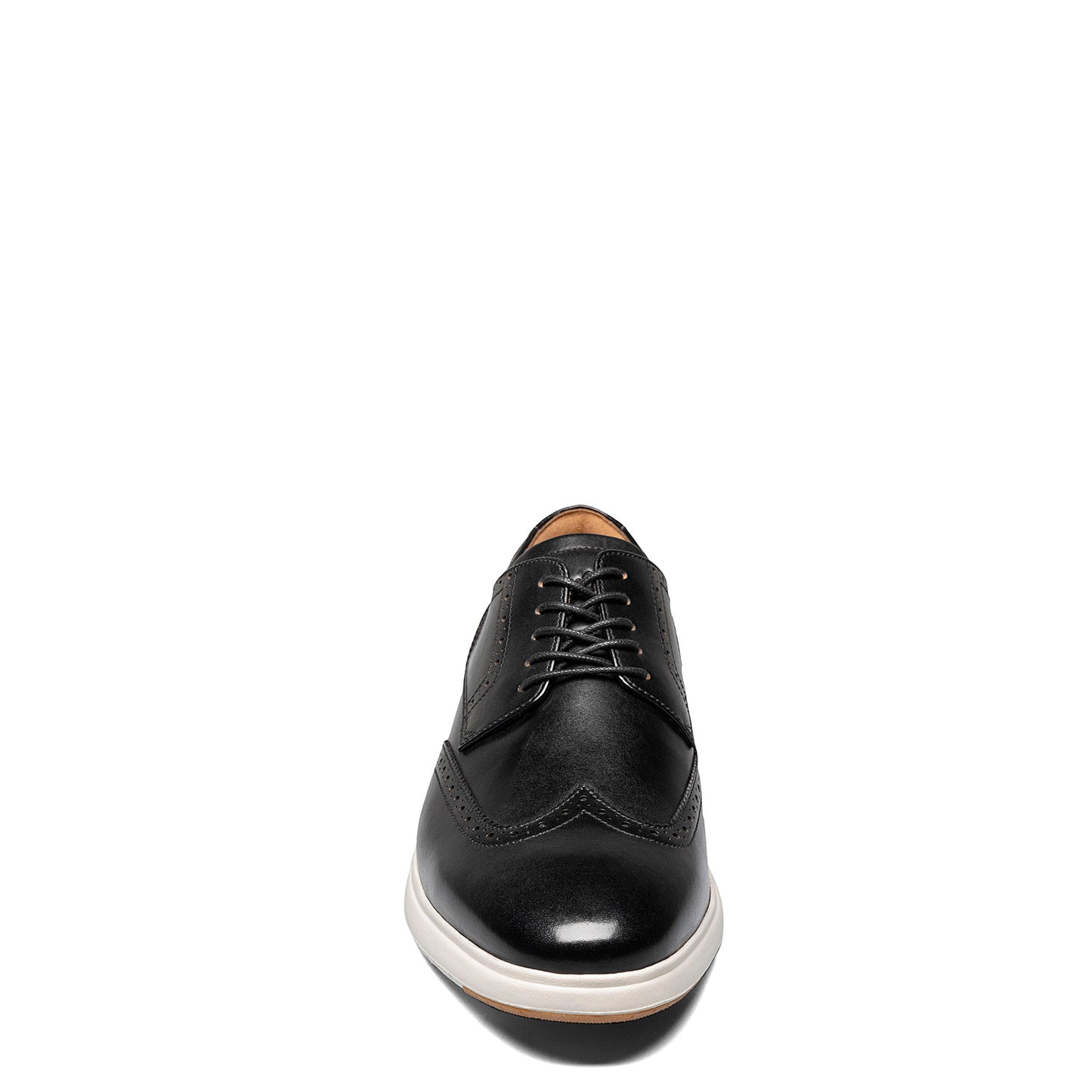 Peltz Shoes Men's Florsheim Dash Wingtip Oxford Black 11768-111