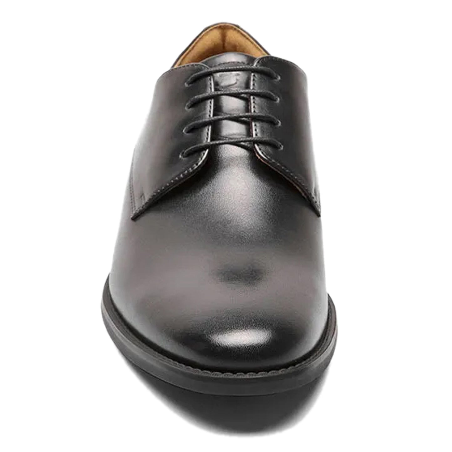 Peltz Shoes Men's Florsheim Santucci Plain Toe Oxford BLACK 11773-001