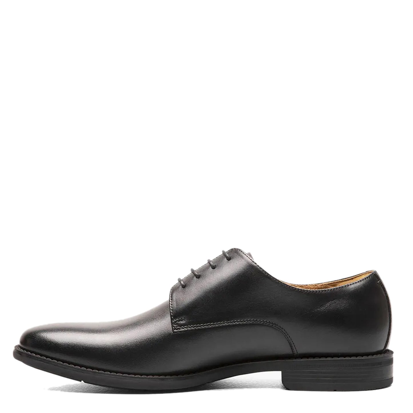 Peltz Shoes Men's Florsheim Santucci Plain Toe Oxford BLACK 11773-001