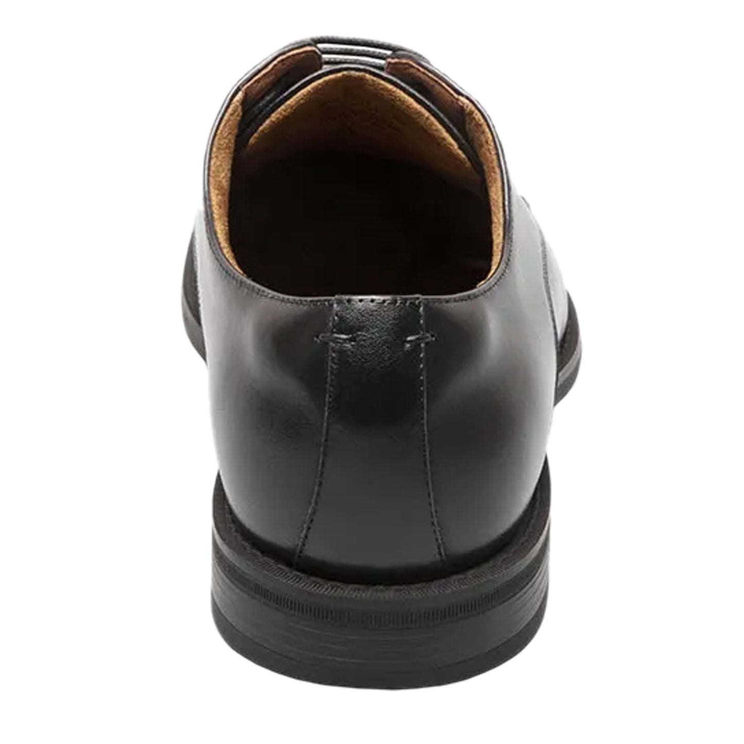 Peltz Shoes Men's Florsheim Santucci Plain Toe Oxford BLACK 11773-001