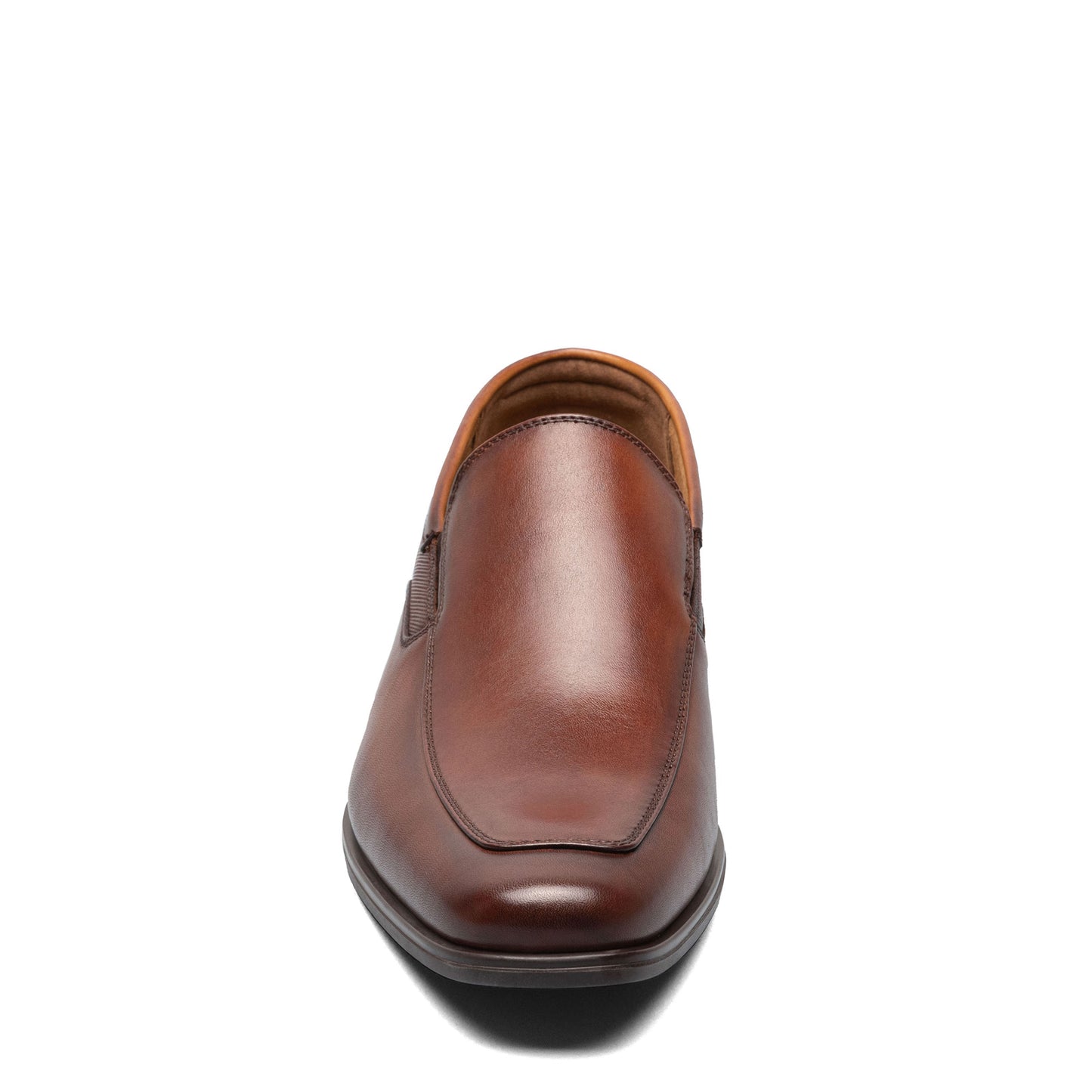 Peltz Shoes Men's Florsheim Jackson Moc Toe Loafer Cognac 11926-221