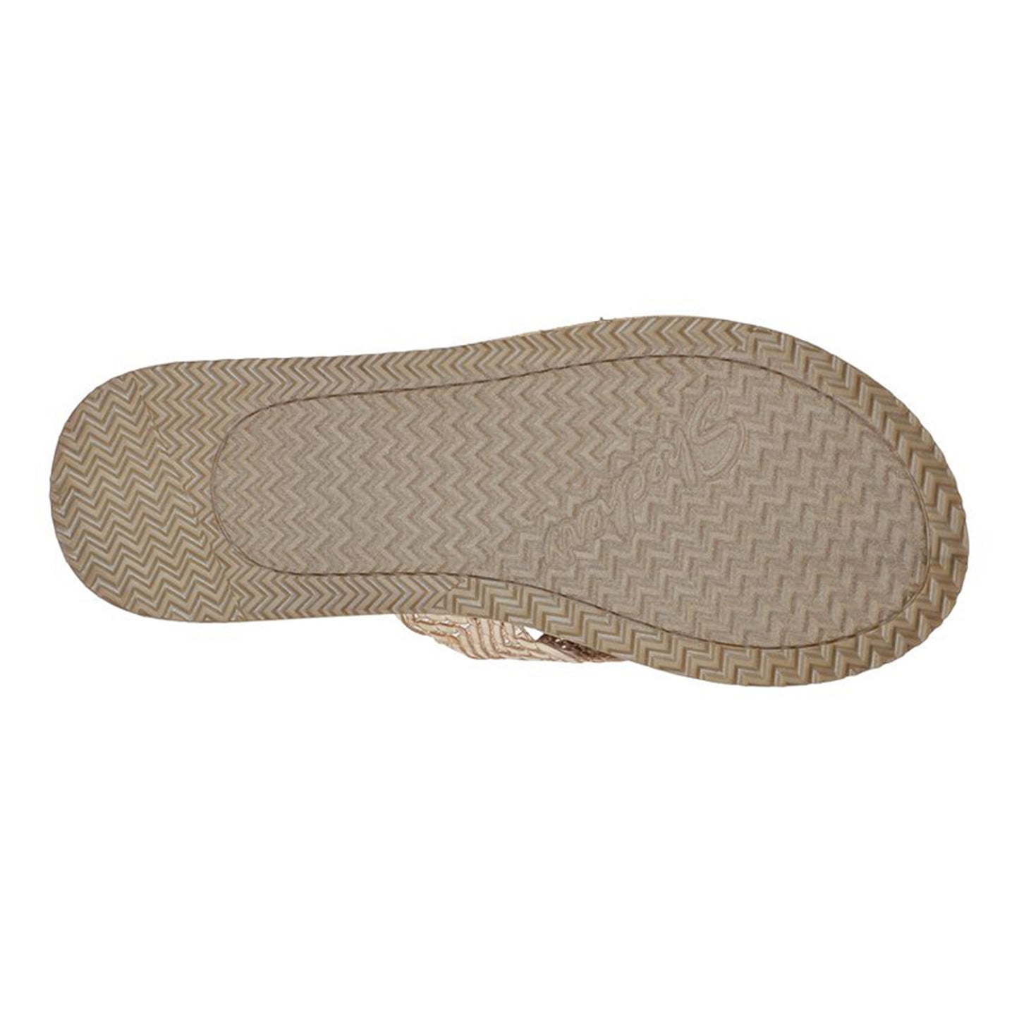 Peltz Shoes Women's Skechers Sandcomber Sandal TAN 119313-NAT