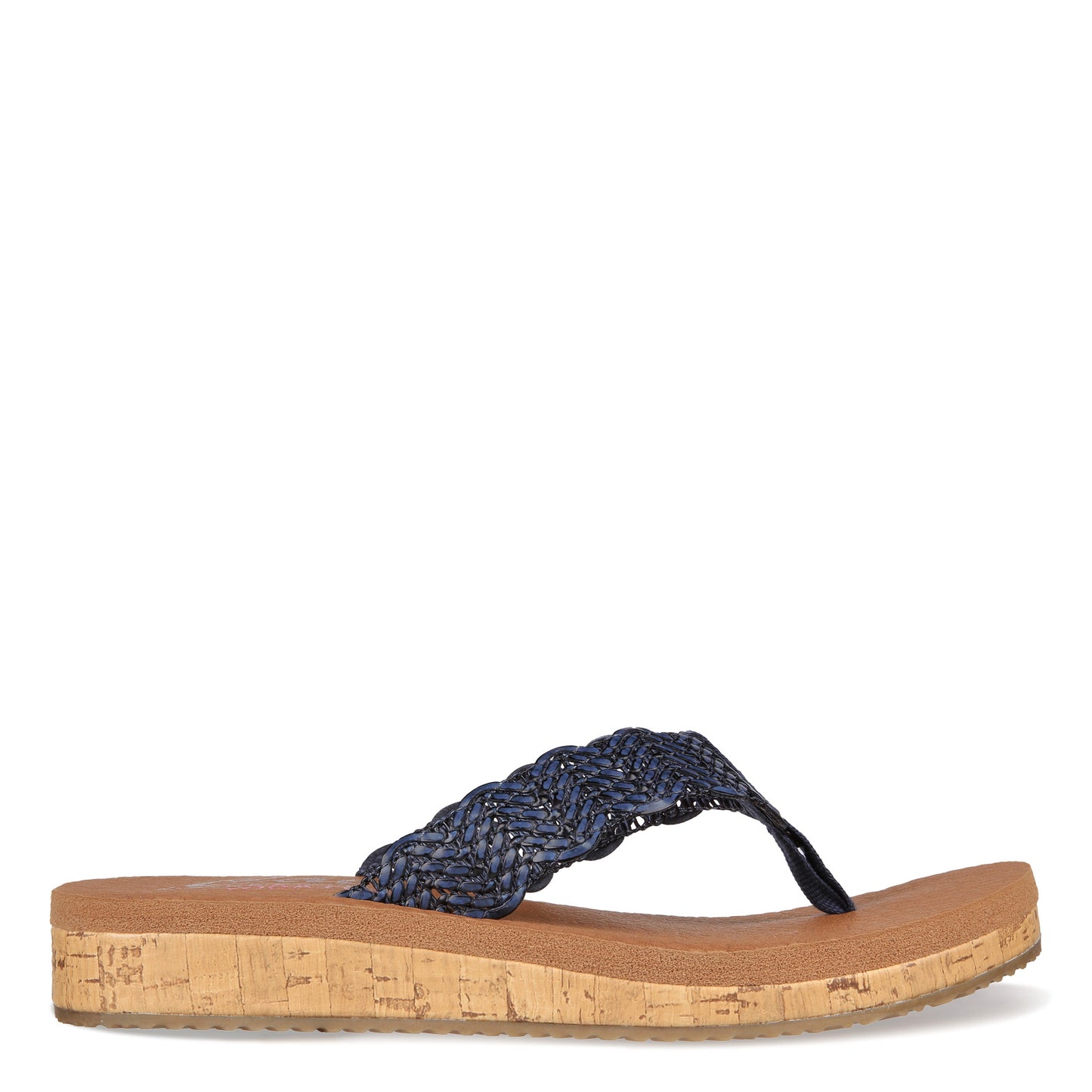 Peltz Shoes Women's Skechers Sandcomber Sandal NAVY 119313-NVY