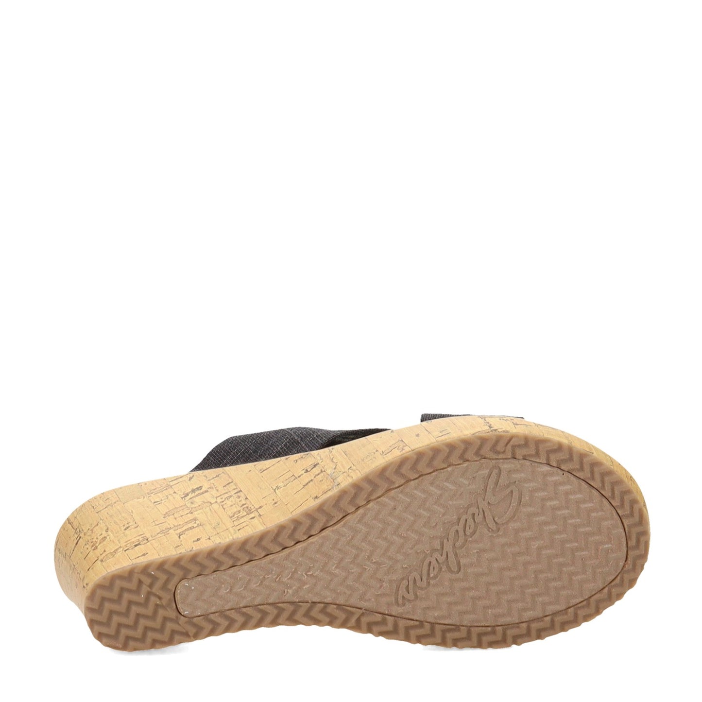Peltz Shoes Women's Skechers Beverlee - Sail Twist Sandal Black 119327-BLK