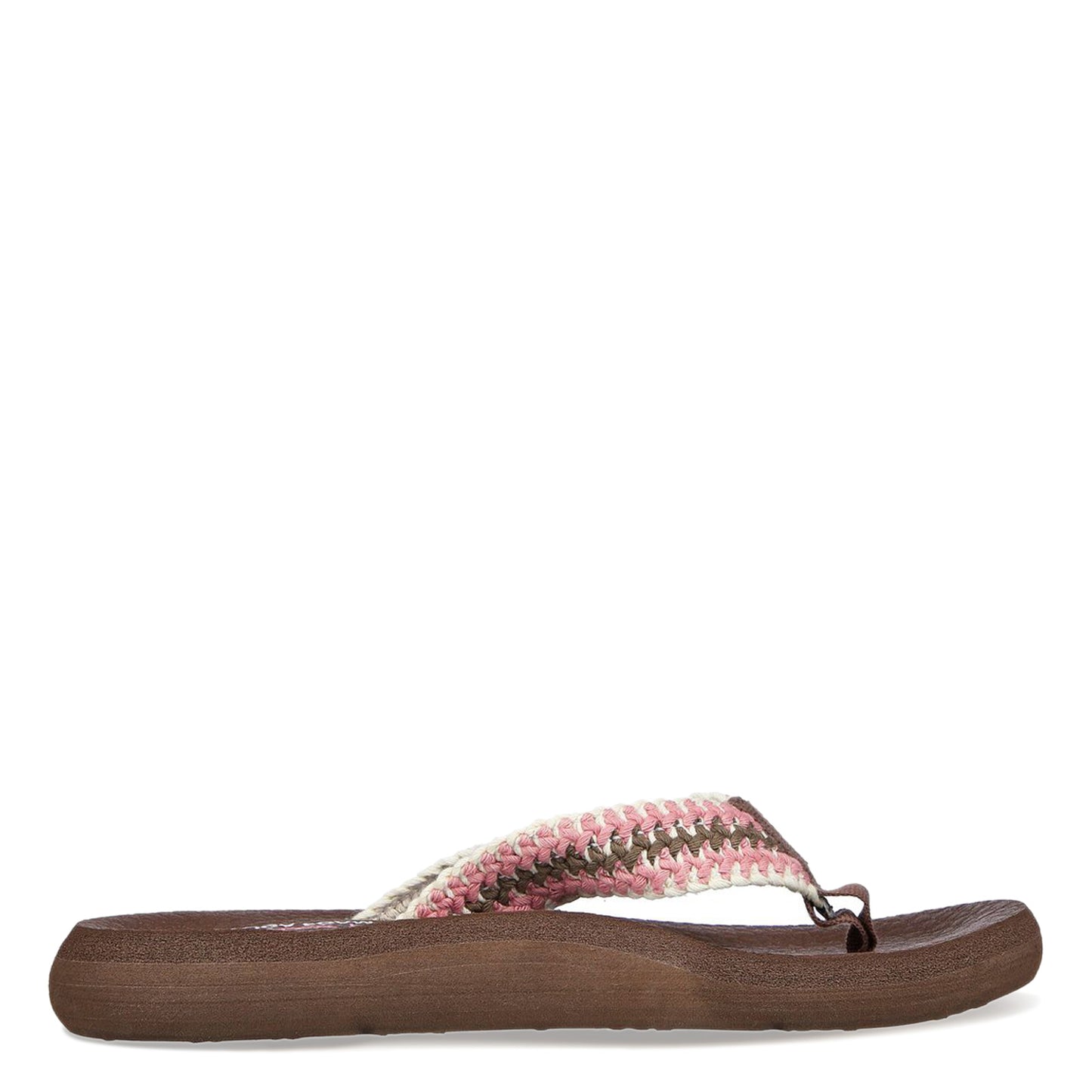 Peltz Shoes Women's Skechers Relaxed Fit: Asana - Bloom Crush Sandal Brown Multi 119698-BRMT