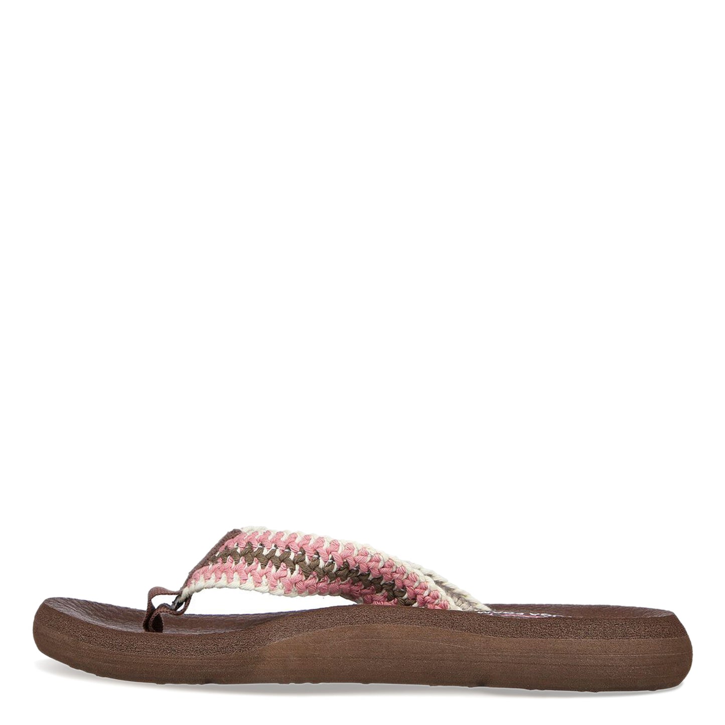 Peltz Shoes Women's Skechers Relaxed Fit: Asana - Bloom Crush Sandal Brown Multi 119698-BRMT